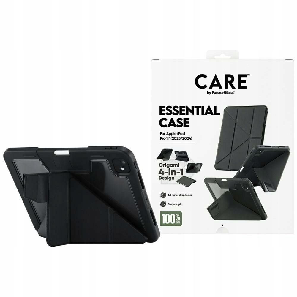 Pouzdro pro iPad Pro 11 (2024/2025) černé Care by PanzerGlass Y-fold