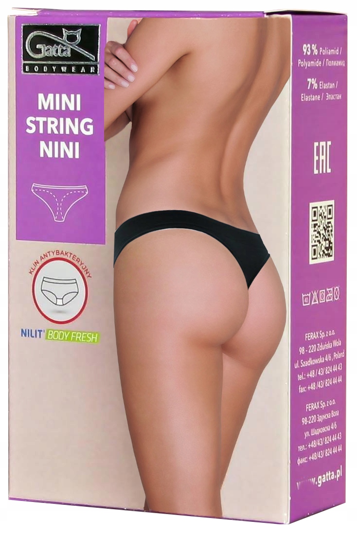 

Gatta Bezszwowe - Stringi Mini Stringi Nini r.M
