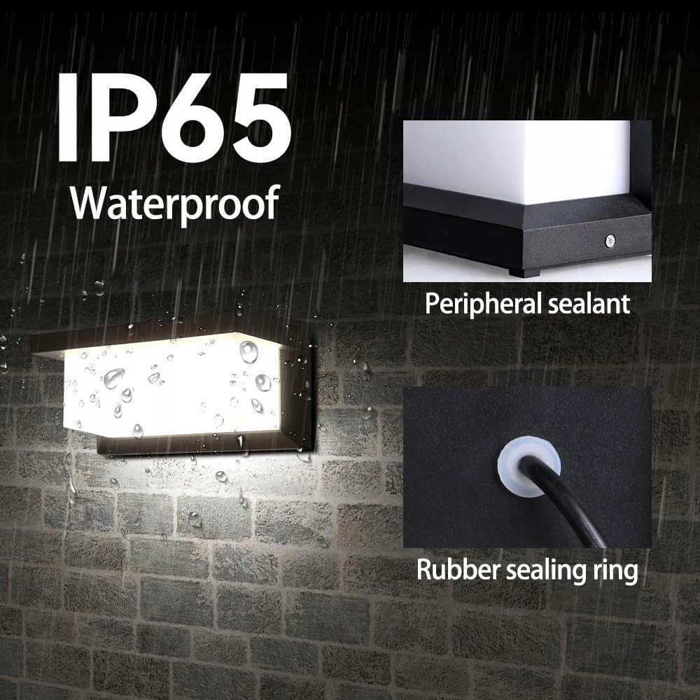 Lampa Zewnętrzna LED Wodoodporna Ogrodowa Tarasowa 18W 3000K IP65 CHENBEN — miniatura 3