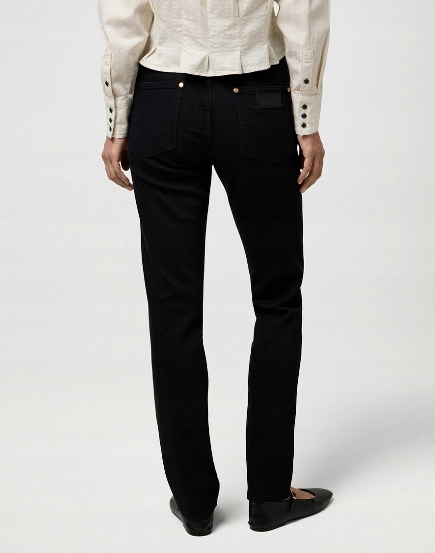 Dámské slim džínové kalhoty Wrangler Piper Retro Black 112372997 27/32