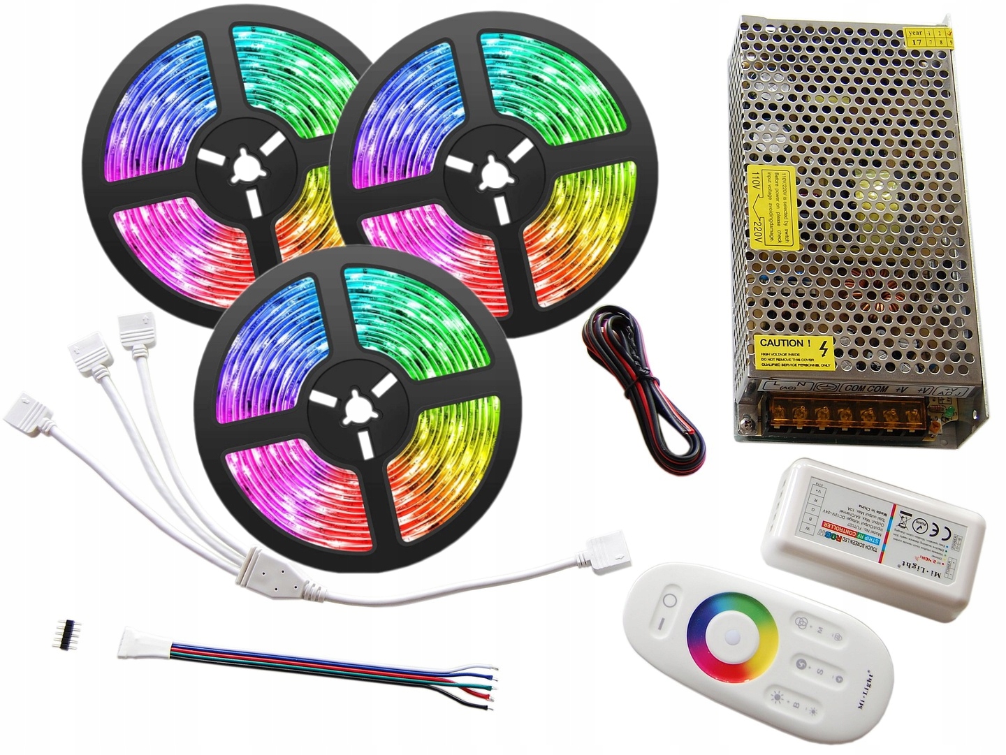 ZESTAW Taśma 900 LED RGBW 15m Biała CIEPŁA 5050