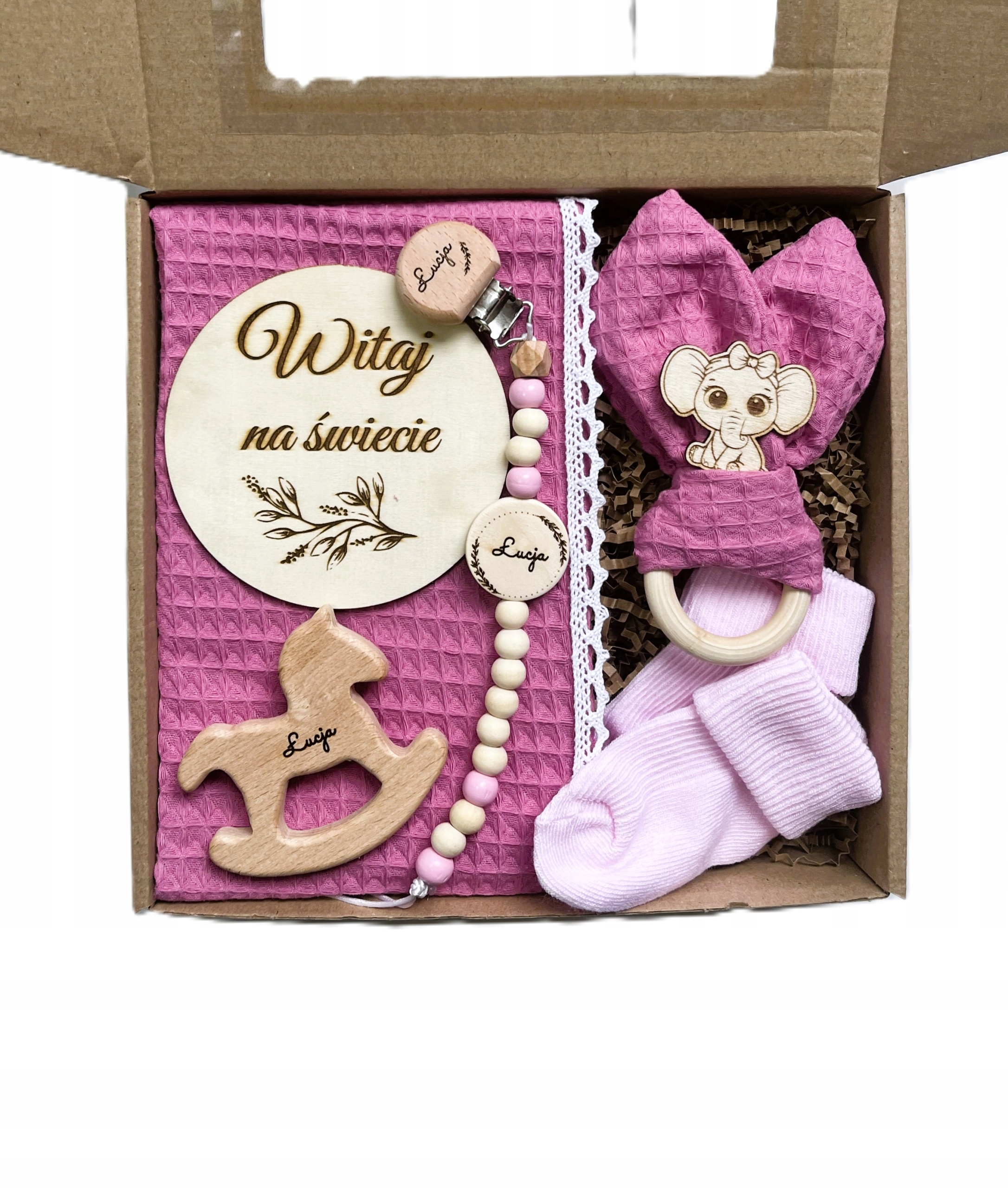 Gift Box Baby shower wafel prezent dla niemowlaka