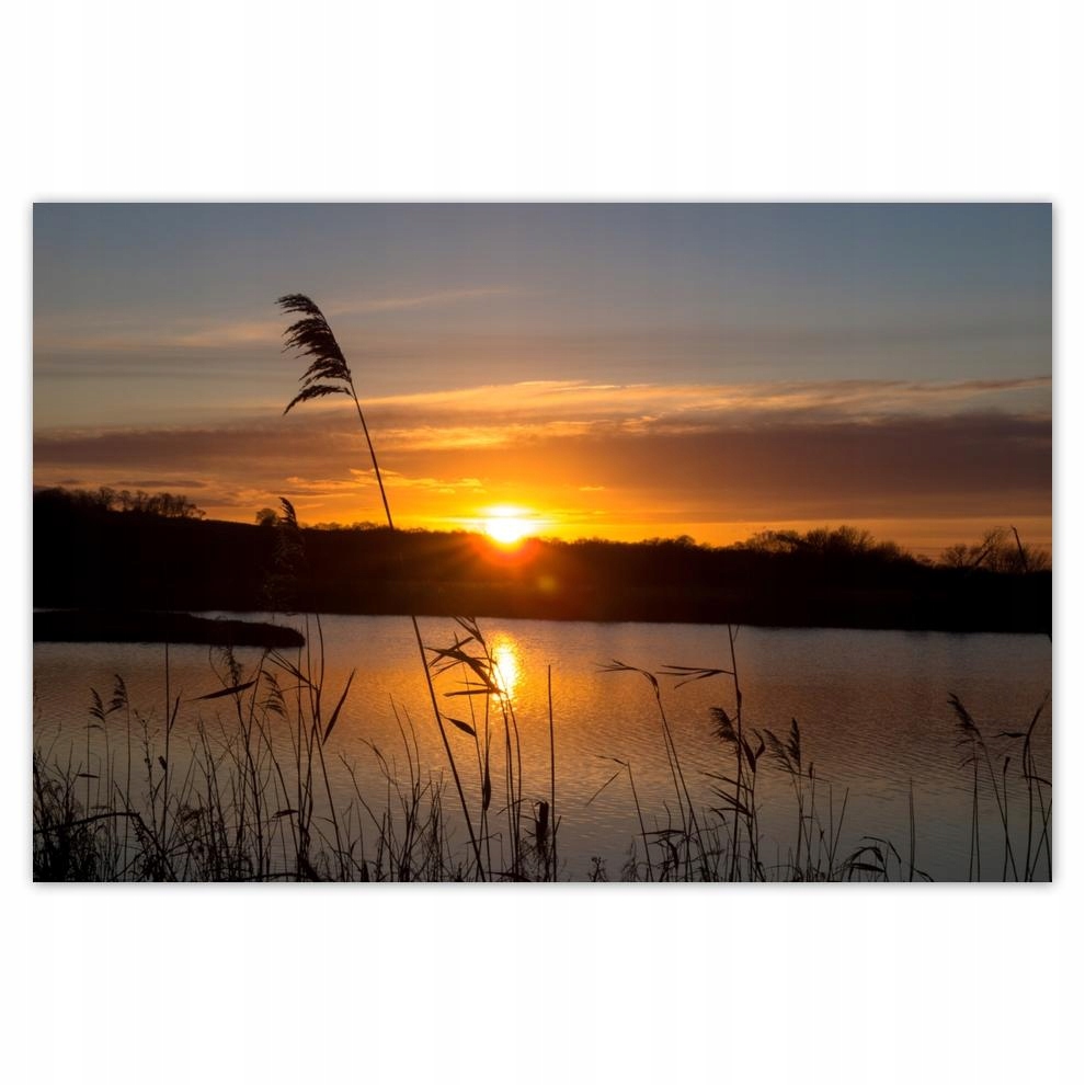 

Plakaty 60x40 Zachód nad jeziorem