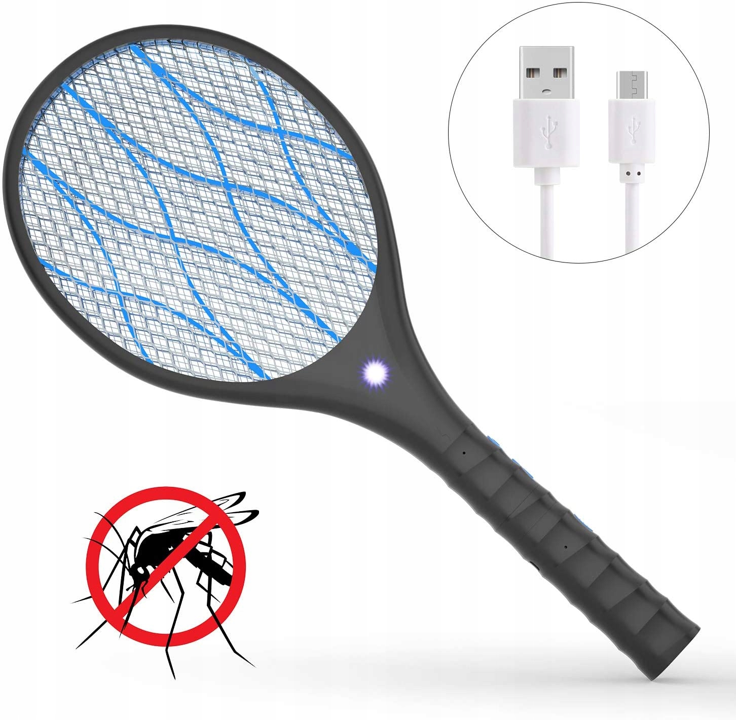 

Elektryczna Łapka Packa Na Komary Owady Muchy Usb