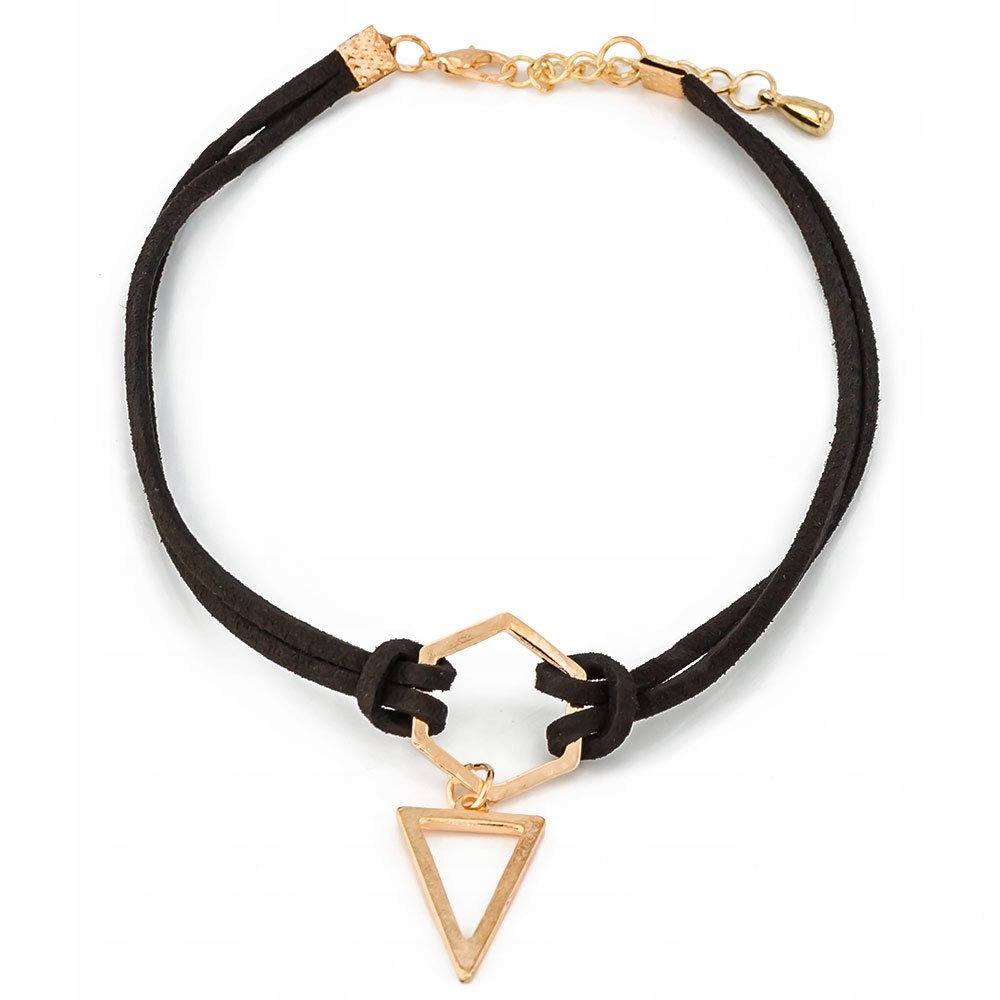 

Choker Naszyjnik wielokąt plus