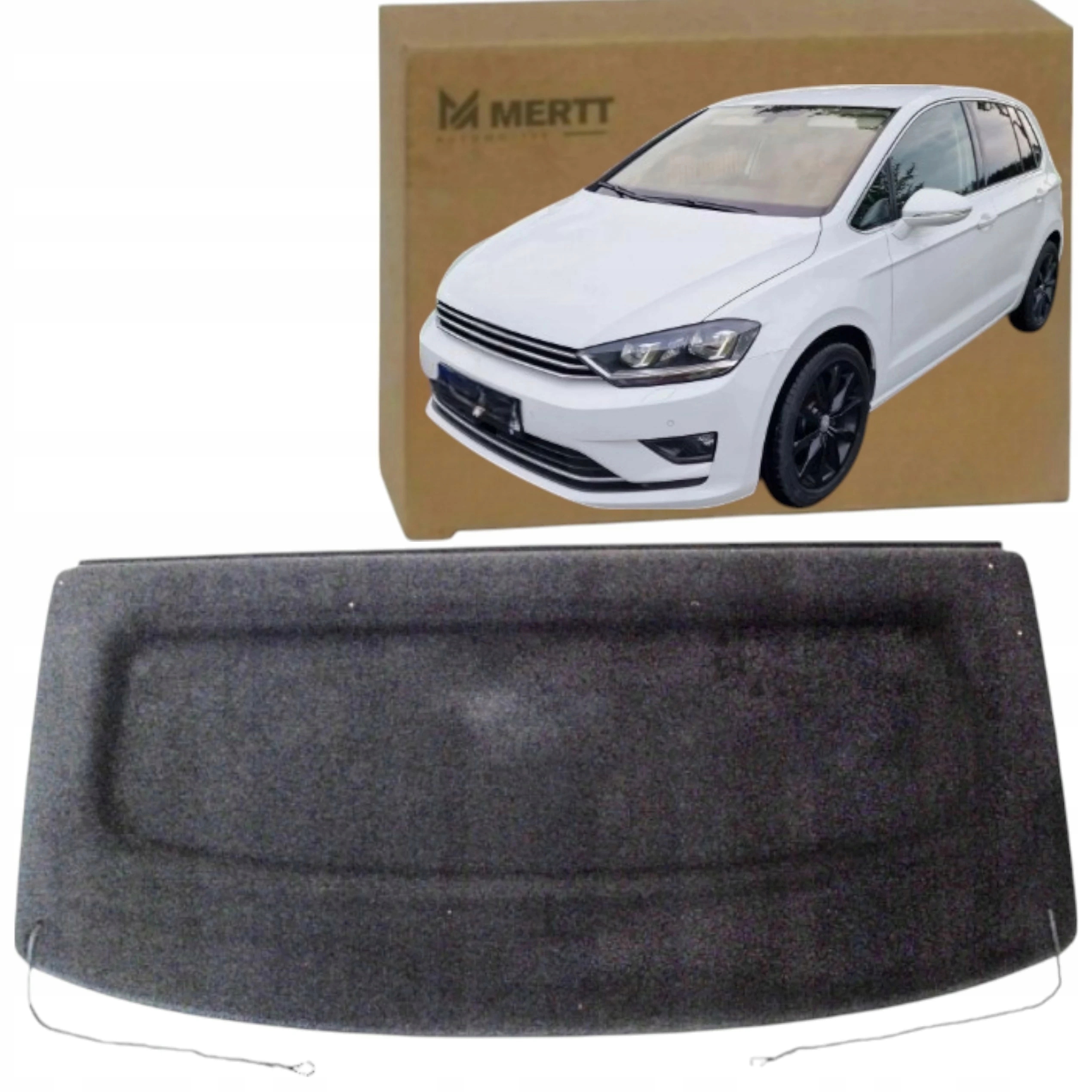 Černá Police Do Zavazadlového Prostoru Volkswagen Golf Sportsvan 2014-2020 510867769A