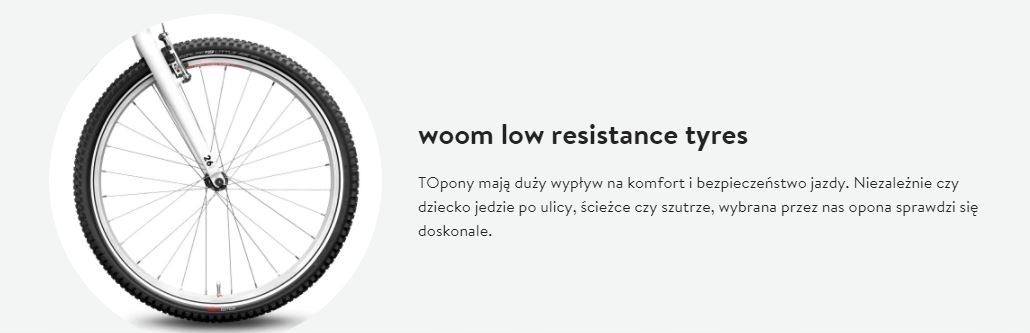 Lekki Rower dla dziecka Woom 6 czerwony 26'' Materiał ramy aluminium