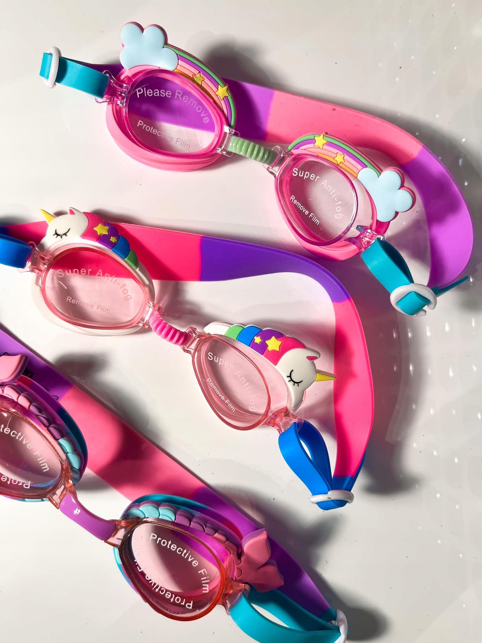 Okulary do pływania DLA DZIECI CHMURKA Aqua2ude 3+ Model CHMURKA