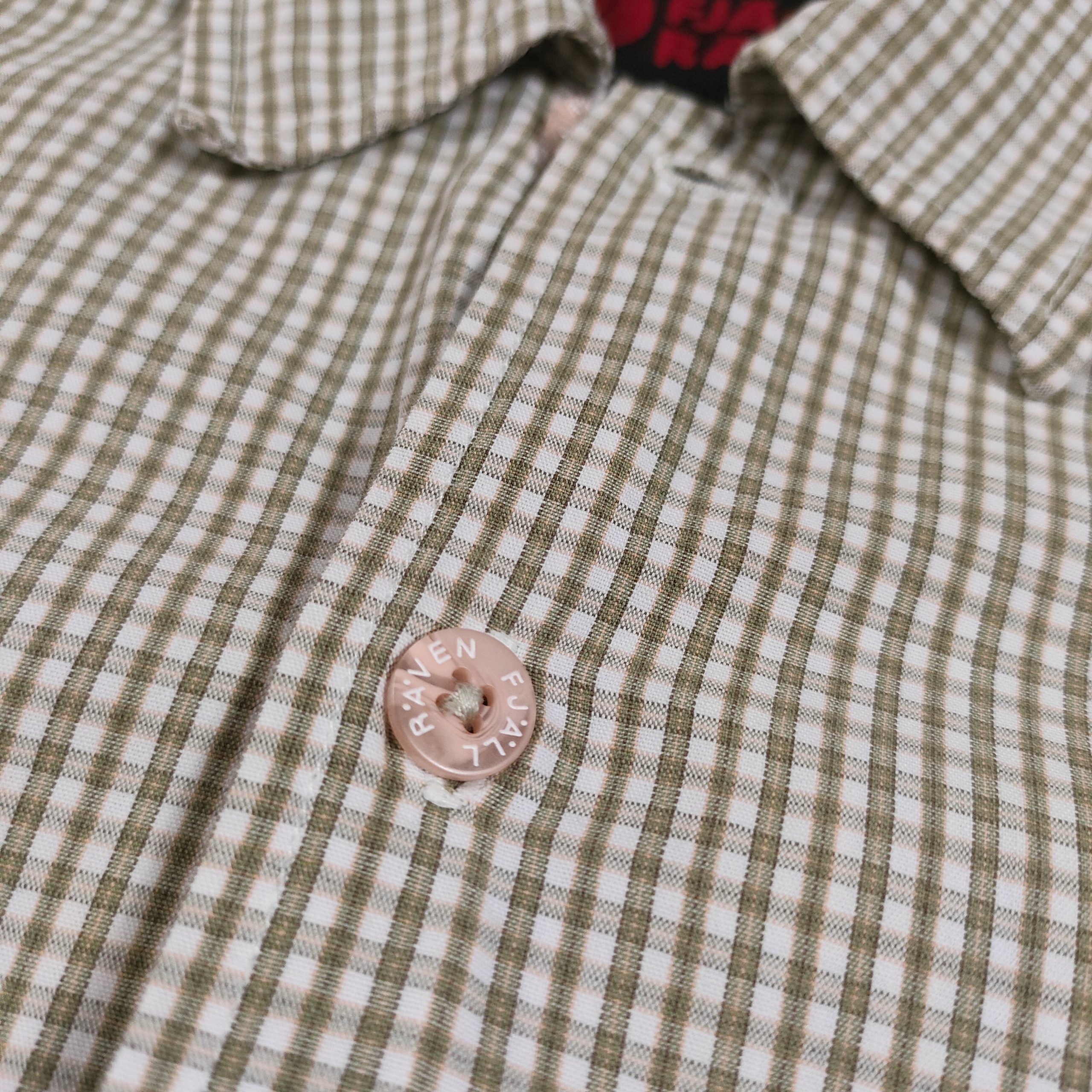 FJALLRAVEN Koszula w Kratkę Damska Logowana r. M Rozmiar M