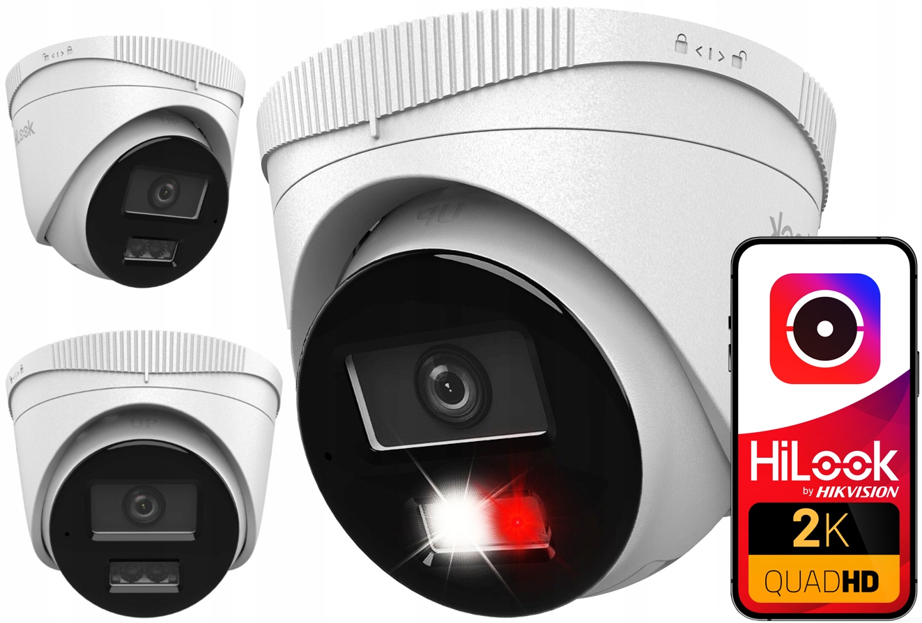 Ip kamera 4MPx Venkovní hybridní světlo HiLook by Hikvision IPC-T240HA-LU