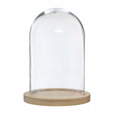 Školní Kloš 29,5 cm S Dřevěnou Základnou hnědá