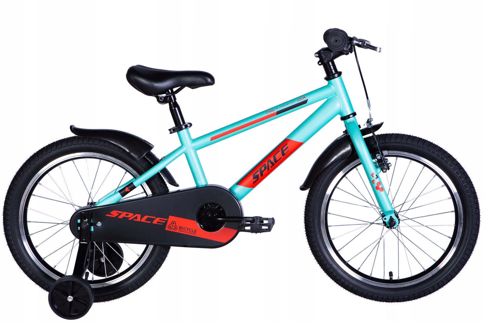 Rower dziecięcy 18 Formula SPACE GEON BH turkus / czerwony 2025