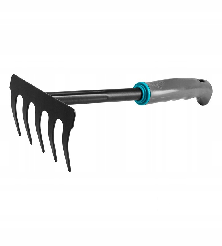 

Stalowe Małe Grabki Ręczne Ogrodowe 5 Zębów 285mm