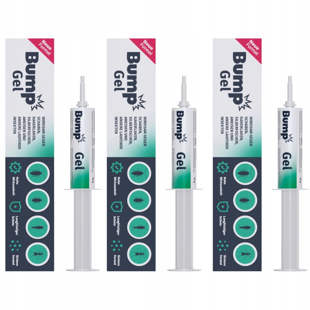 Bump Gel Trutka Żel na mrówki prusaki karaluchy rybiki w strzykawce x 3