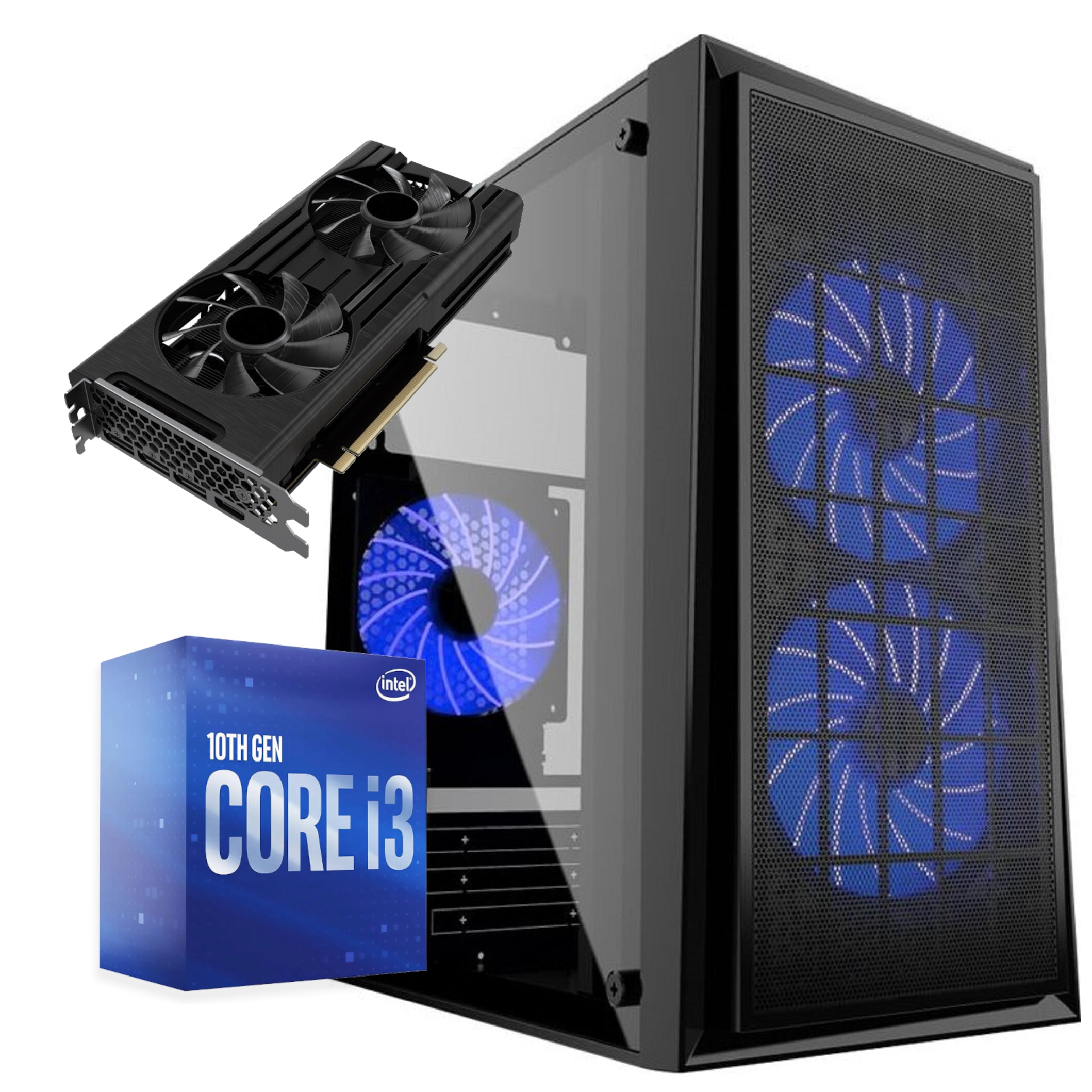 Gamingový Počítač i3 Rtx 3050 16GB 120SSD Wifi