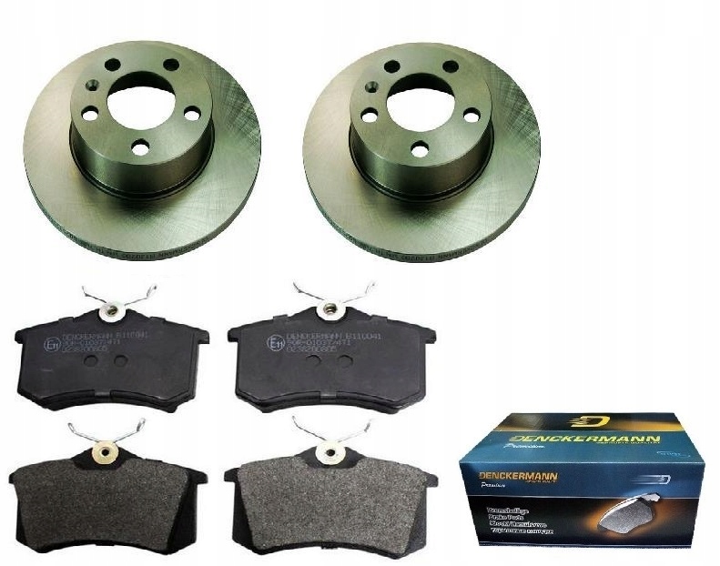Kotouče Kostky Audi A4 B6 B7 8E 2000-2008 Zadní 255 mm