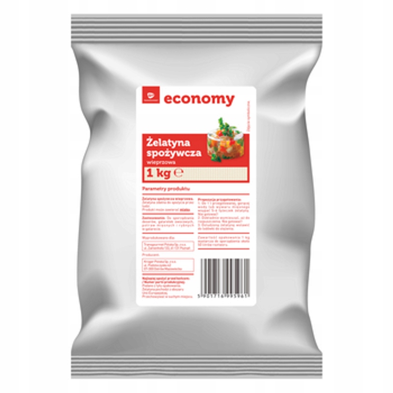 Levně Želatina potravinářská Tg Economy 1 kg Polsko, pro pečení