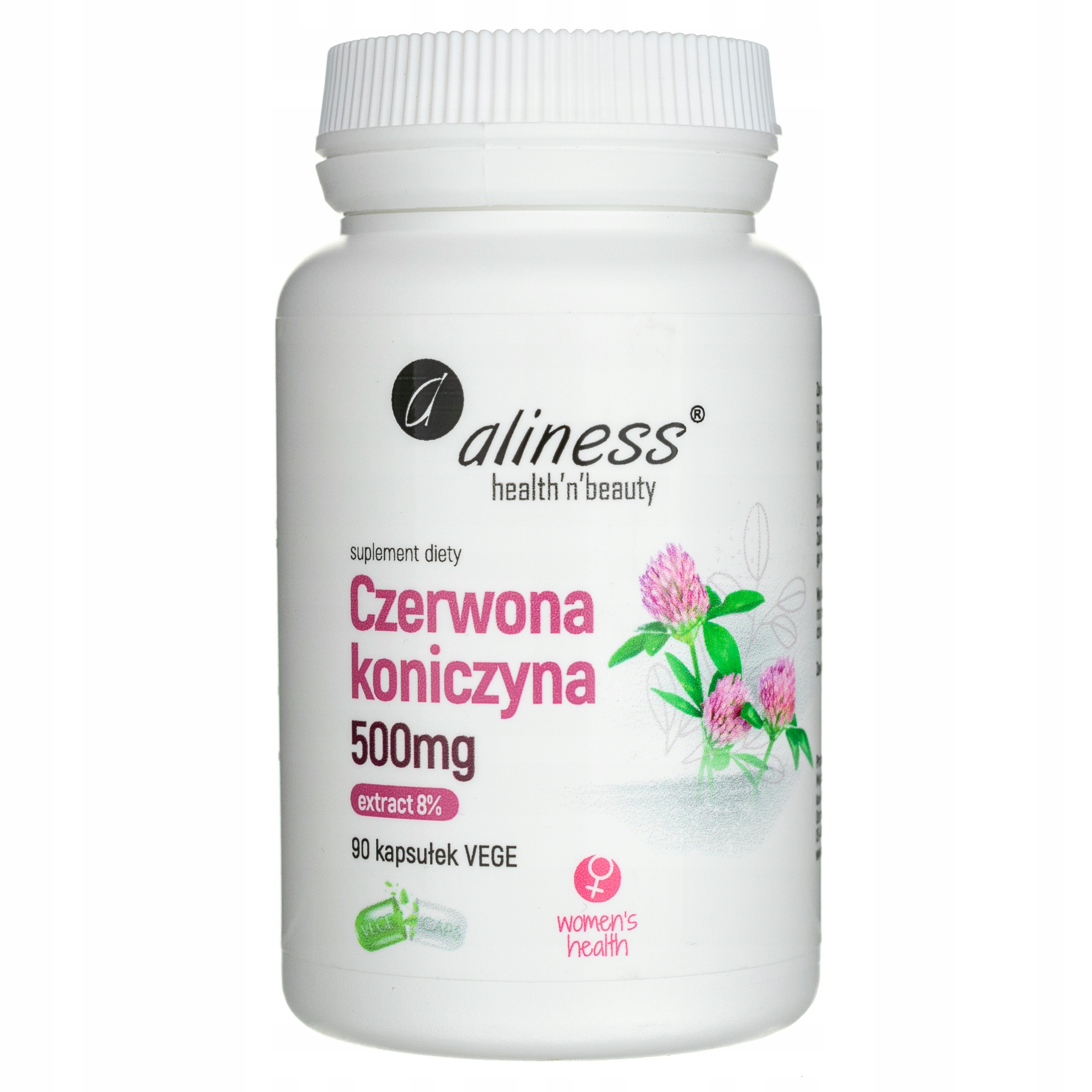 

Aliness Czerwona koniczyna extract 8% 500mg 90kaps