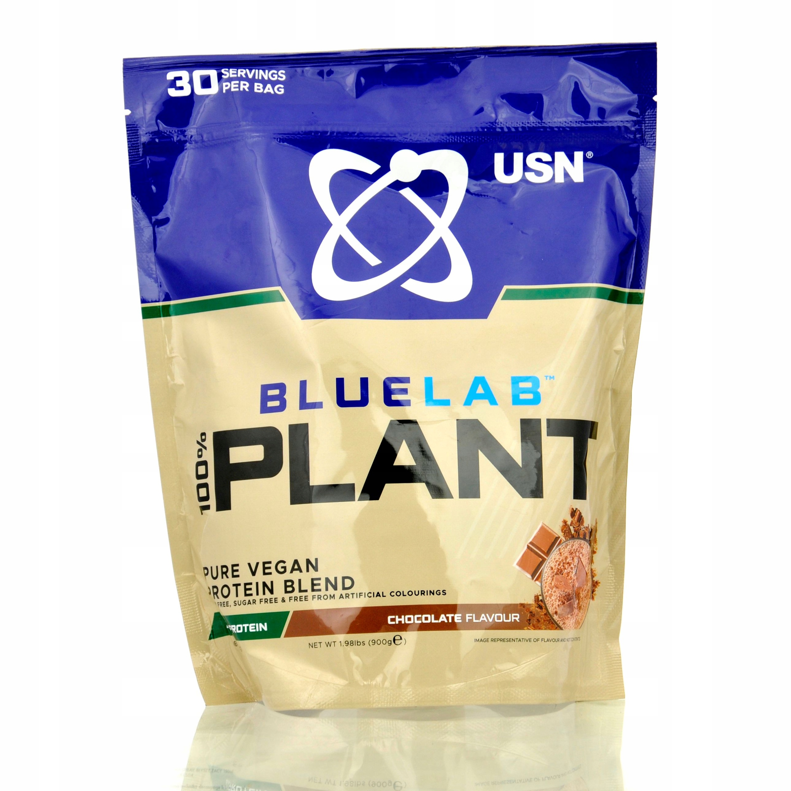 Usn Veganská rostlinná proteinová čokoláda 0,9 kg
