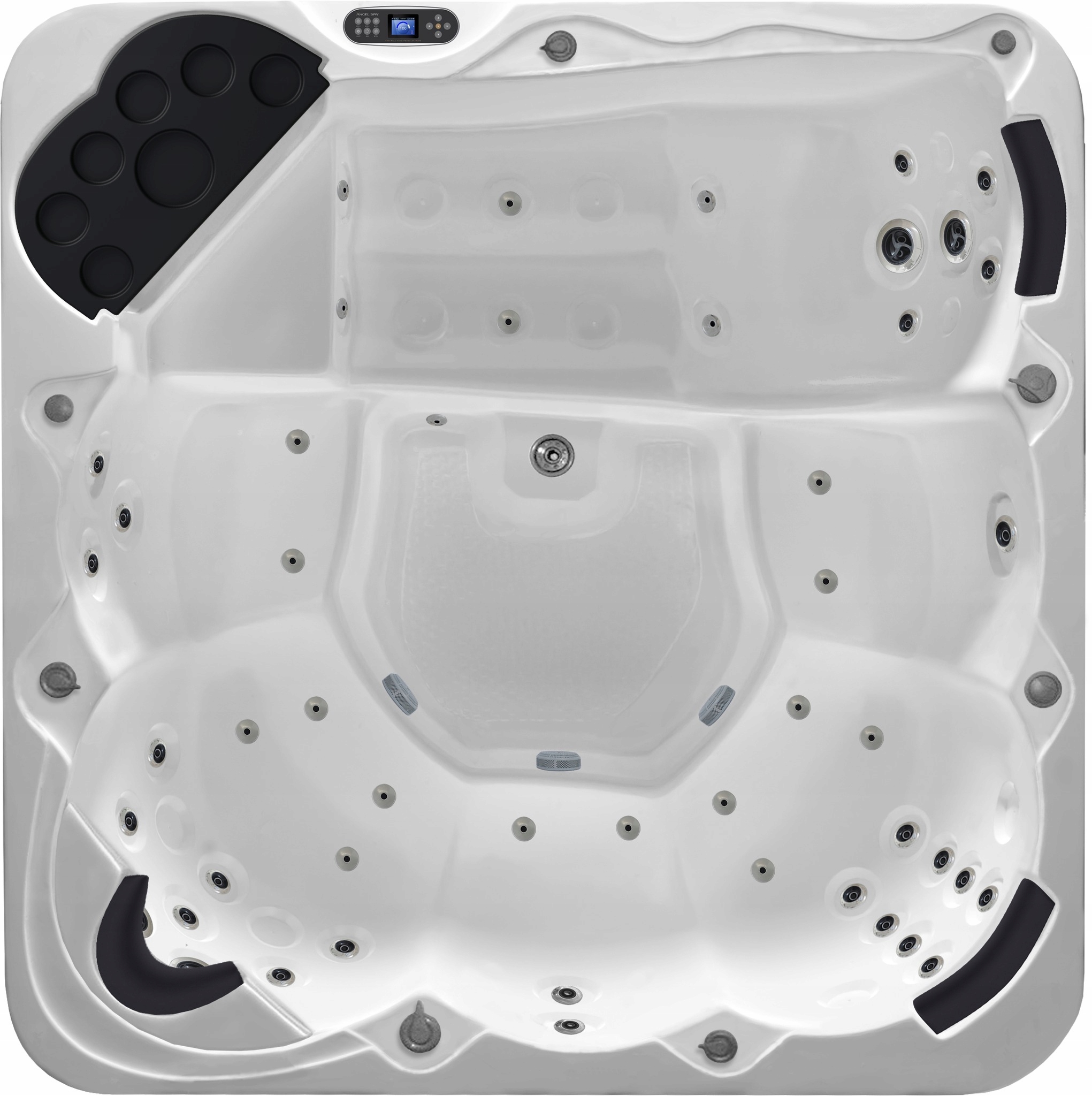 Celoroční Spa pro zahradu 216x216x95 6 barev odolné vůči Uv 6 osobám bazén