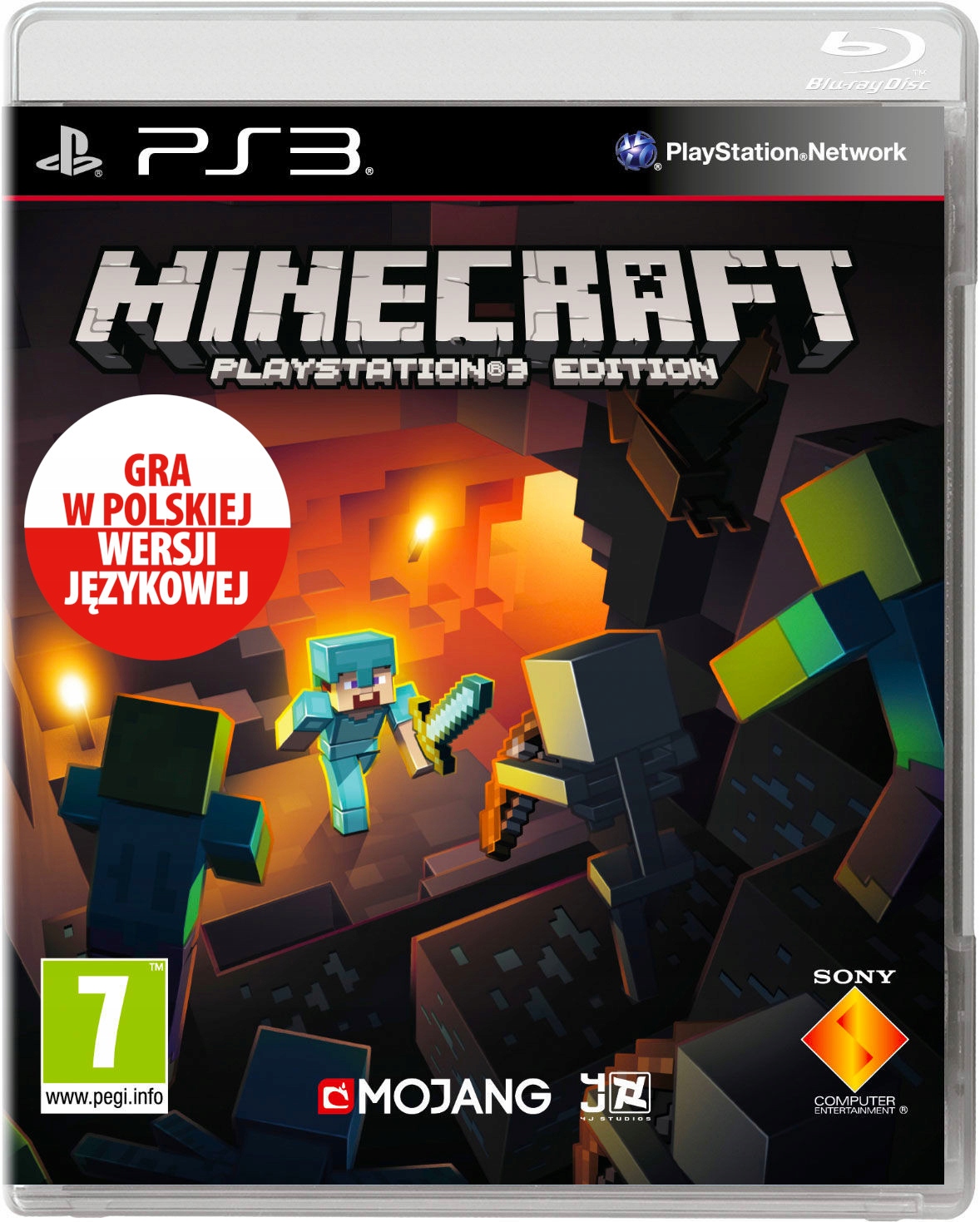 

Minecraft PS3 Polska Wersja Buduj Twórz Eksploruj!