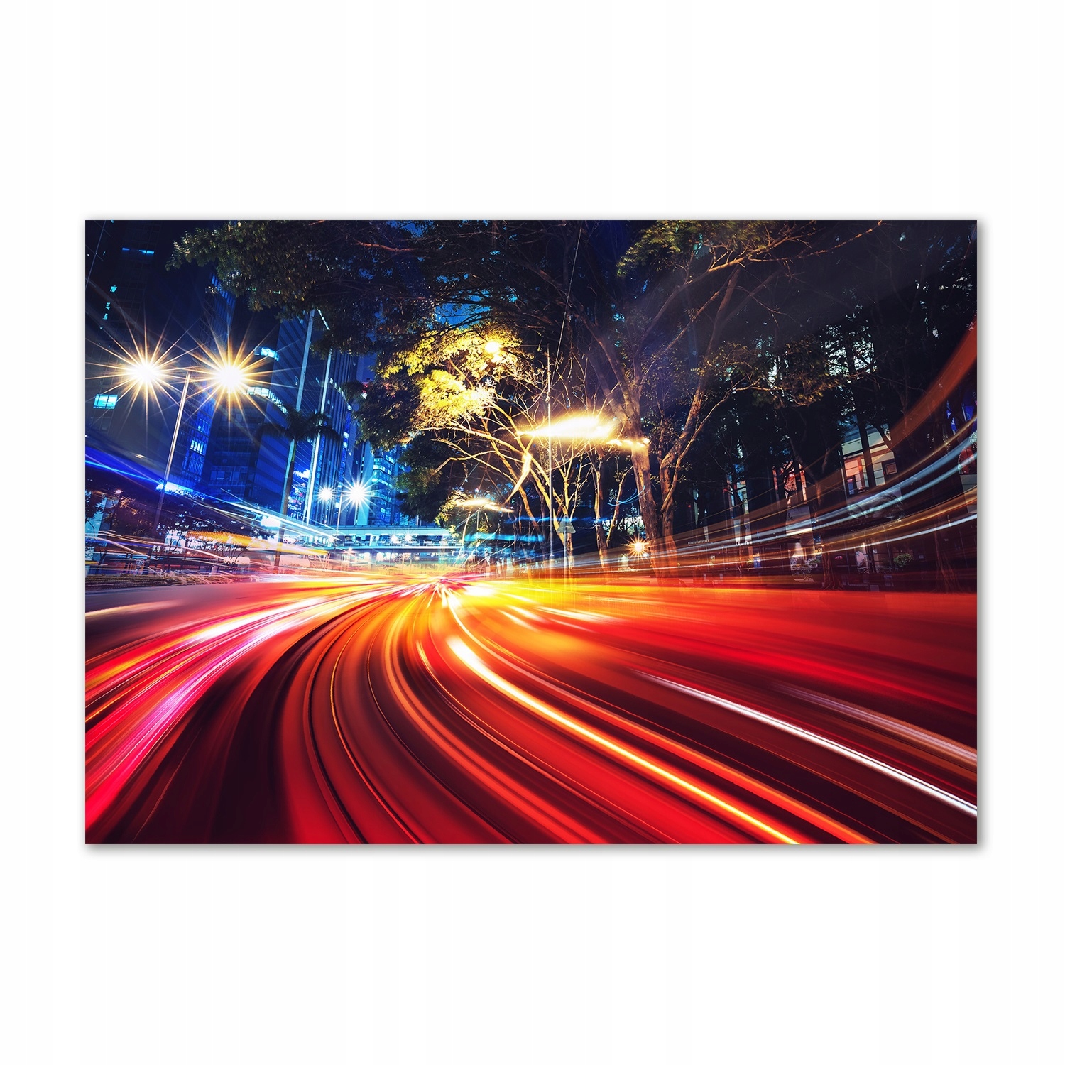 

Foto obraz szklany Prędkość w mieście 100x70