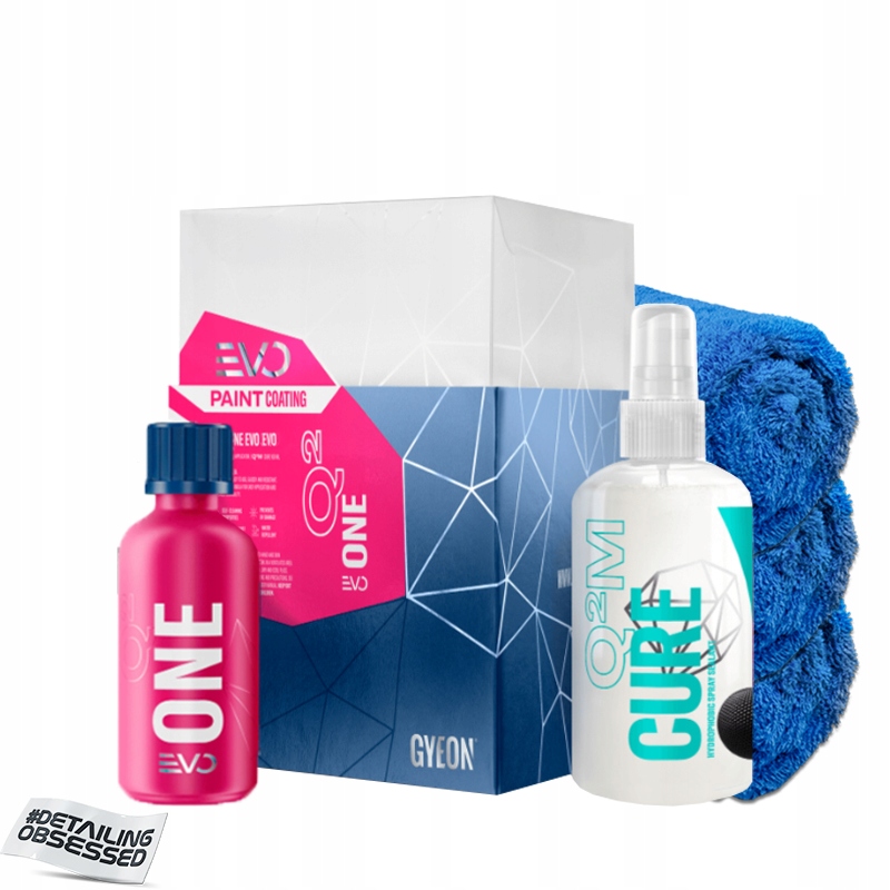 Gyeon Q2 One Evo Kit 100 ml keramická povrchová úprava na ochranu laku sada