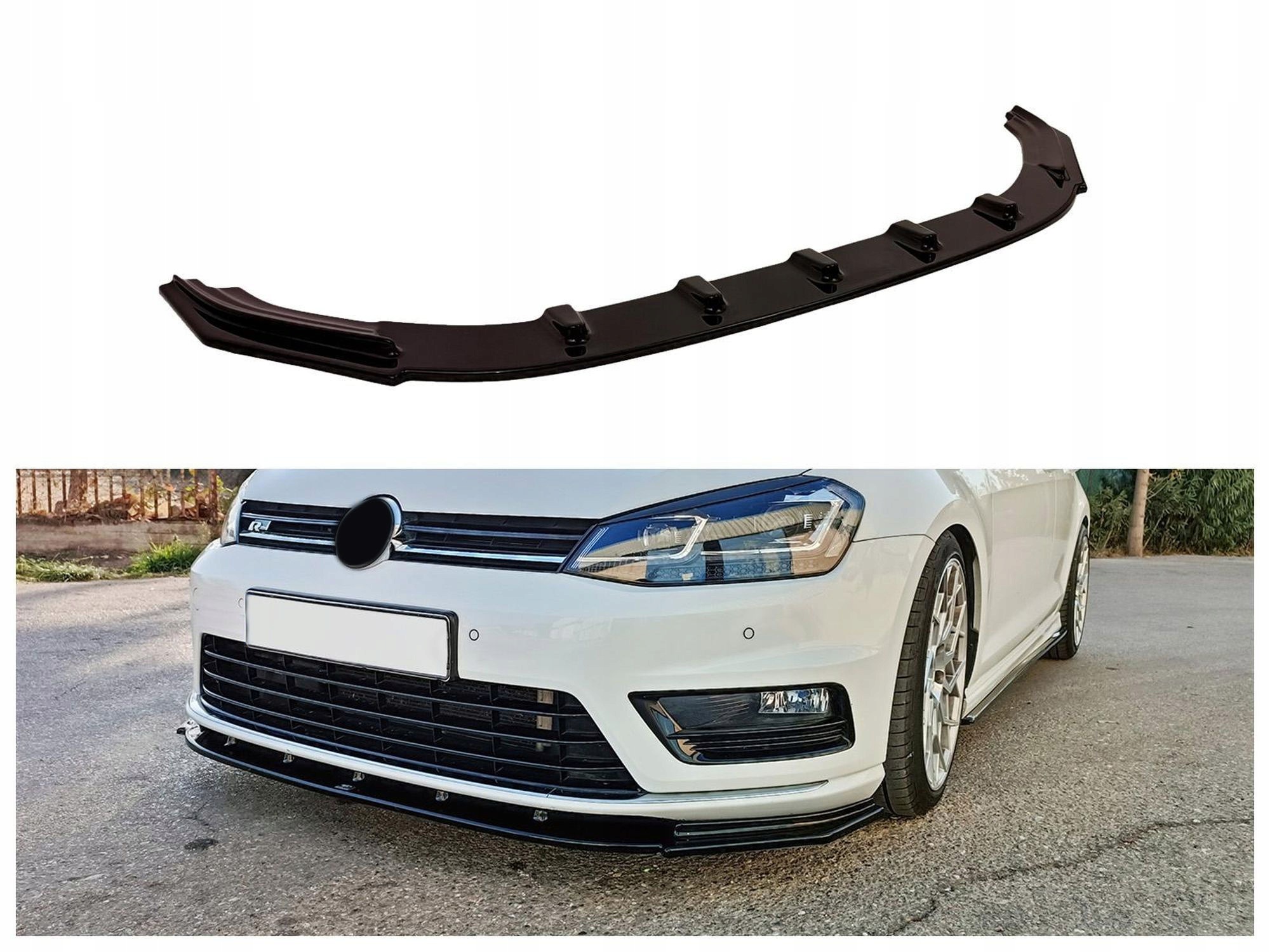 Rozdělovač předního nárazníku difuzér pro Vw Golf 7 VII 2012-2019 Hb