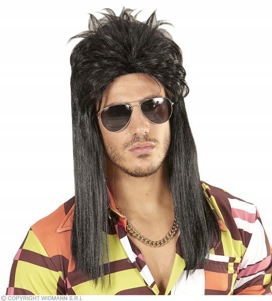 

Peruka Romek Czarna Gwiazda Lata 80 90 Disco