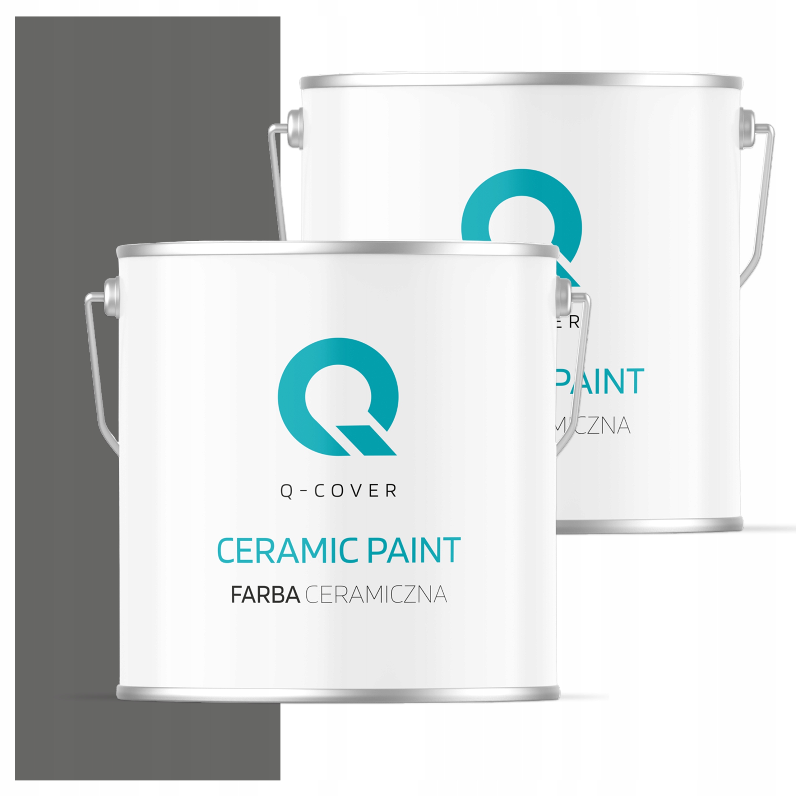 Keramická umývateľná farba na interiér 5L Hlboká matná farba Grafitová H1213