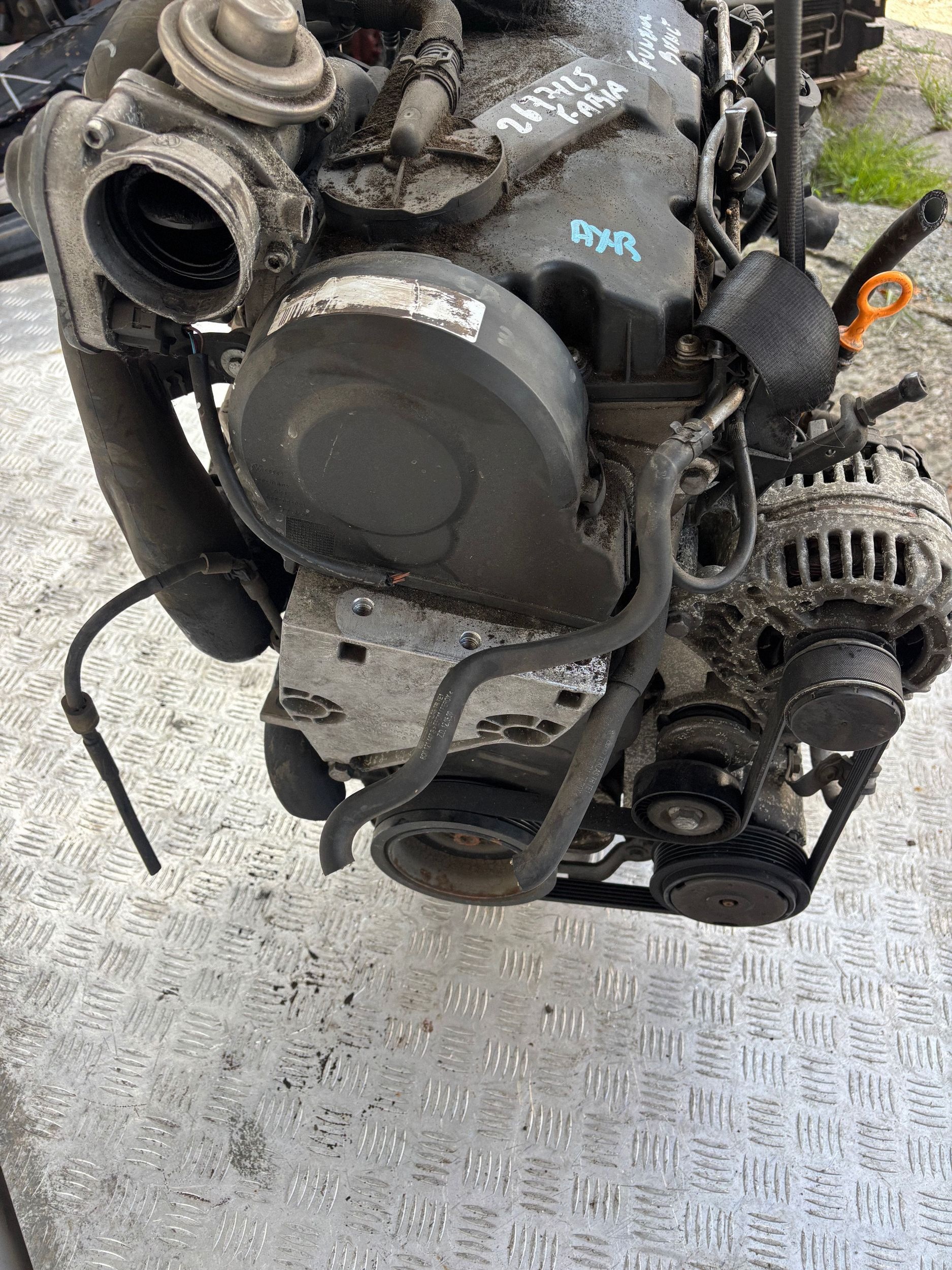 engine complete AXR 1.9 TDI SKODA FABIA and