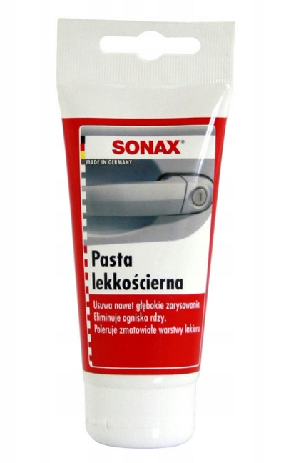 

Sonax Pasta Lekkościerna Polerska Usuwa rysy 75 ml