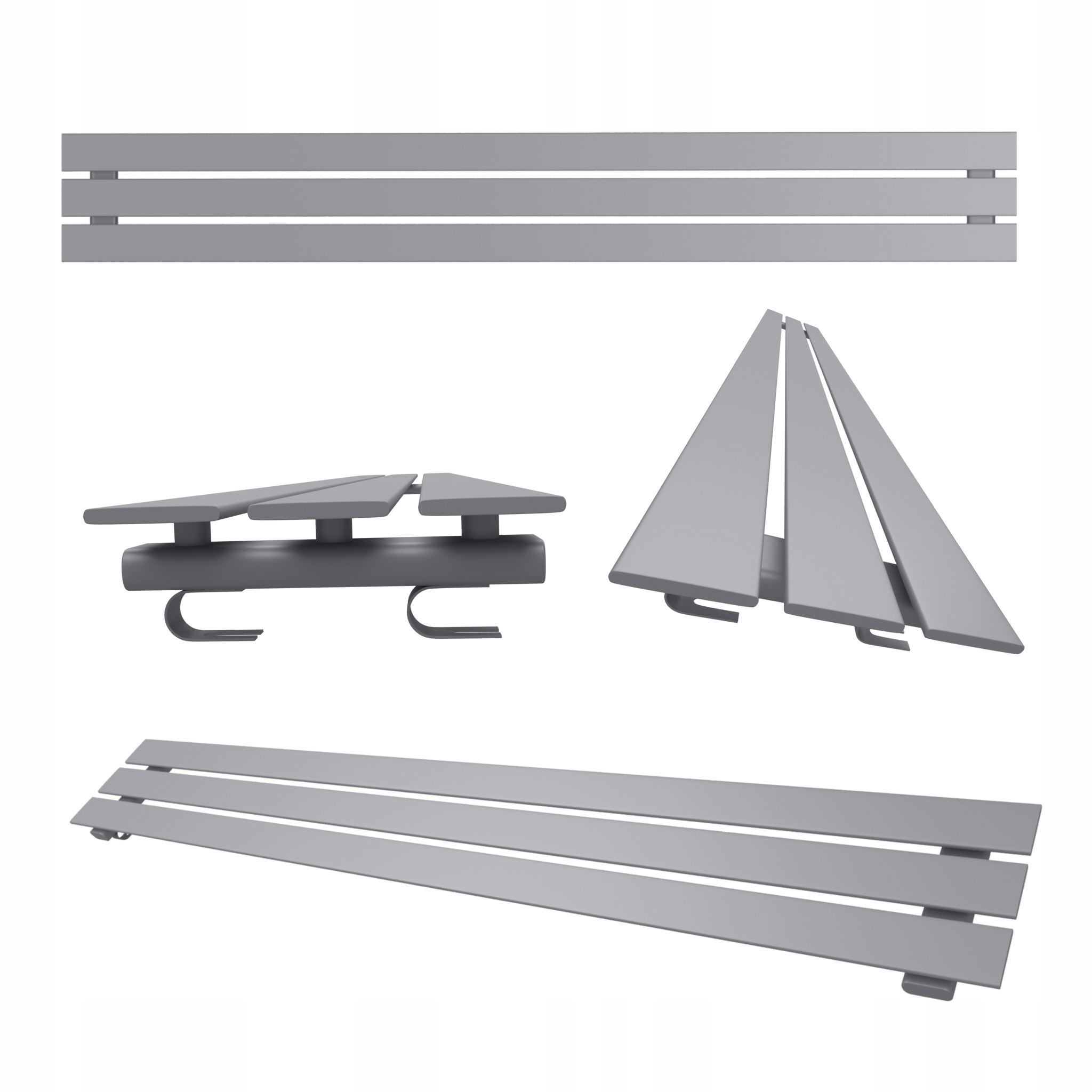 Horizontální pokojový radiátor Belloslim 22x120 4 únor