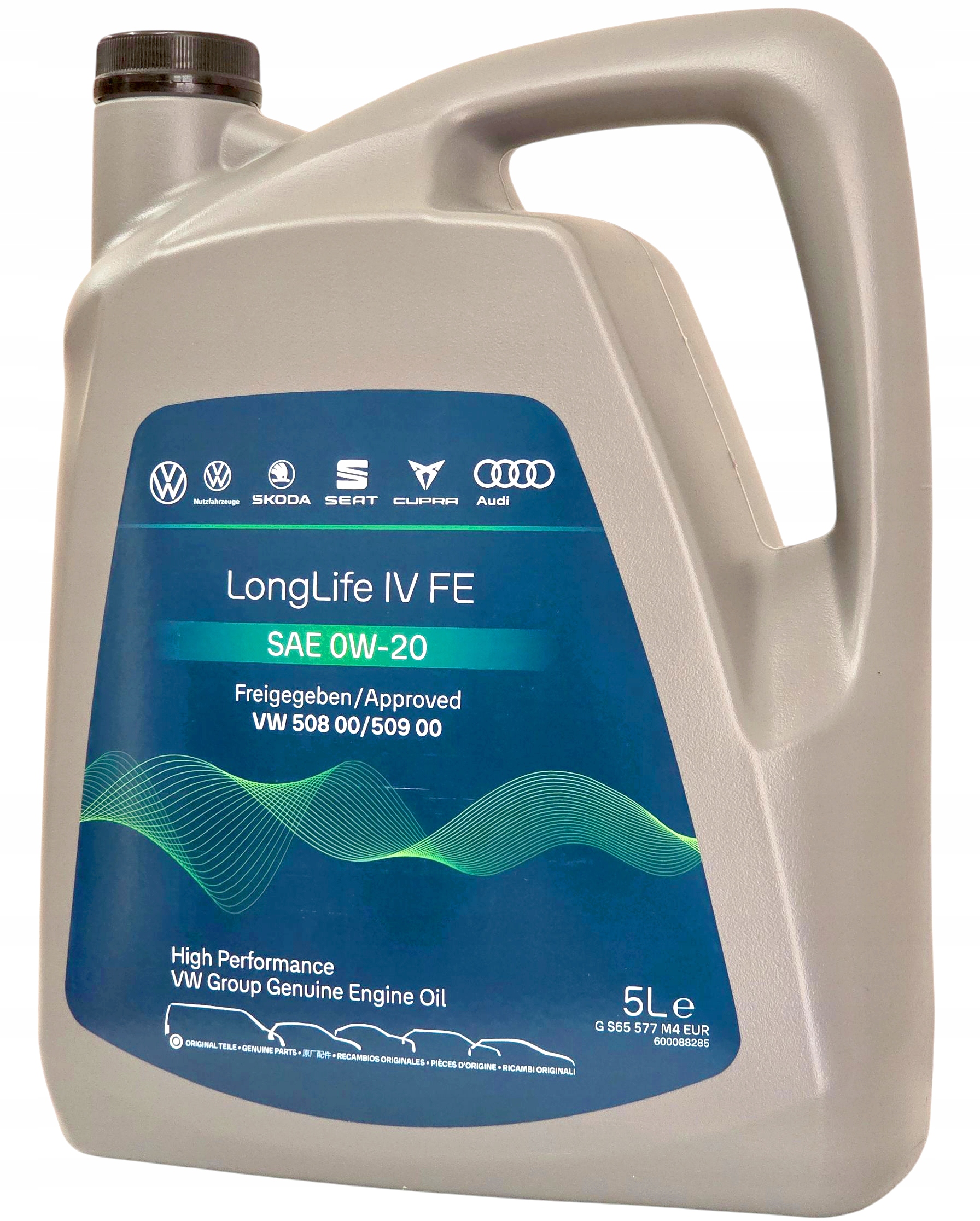 Originálny Olej Volkswagen Longlife IV Fe 0W20 508.00/509.00 5L