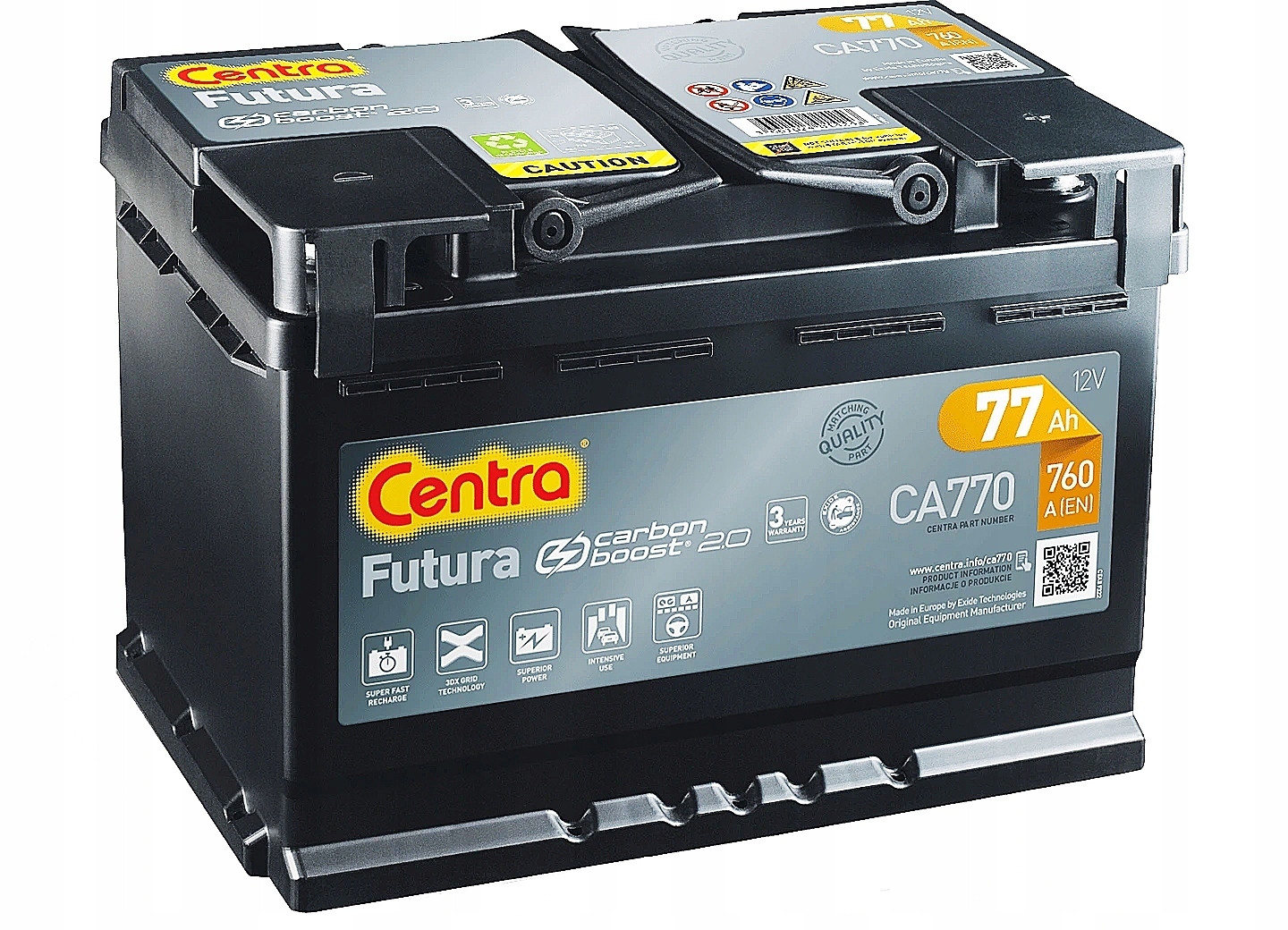 CENTRA FUTURA 77Ah CA770 760A ŚWIEŻA DOSTAWA