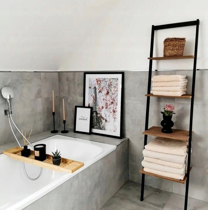 PÓŁKA drabinka REGAŁ SZAFKA DREWNIANA STOJAK loft Kod producenta 5907698618935