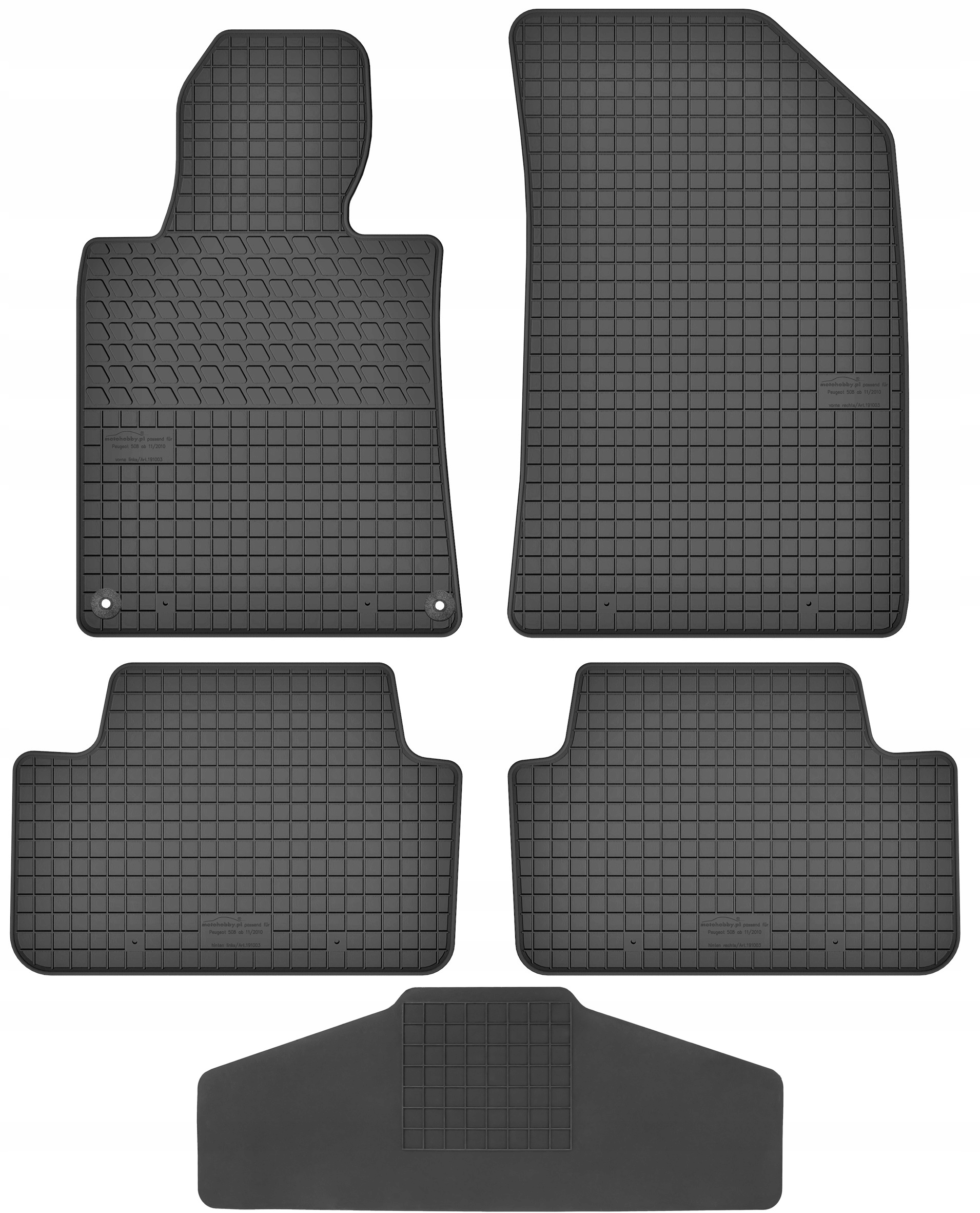 

Peugeot 508 I 2010-2017 Dywaniki osłona