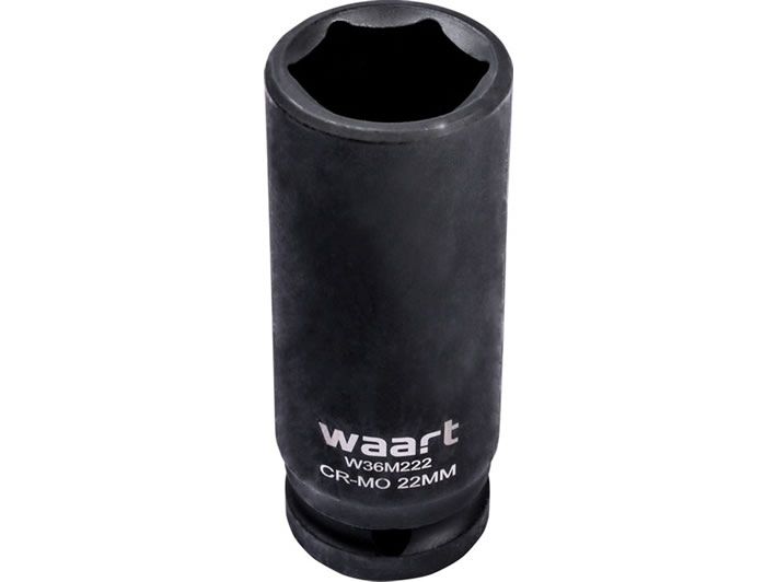 

Nasadka Udarowa Sześciokątna 1/2" 22 x 78 mm Waart