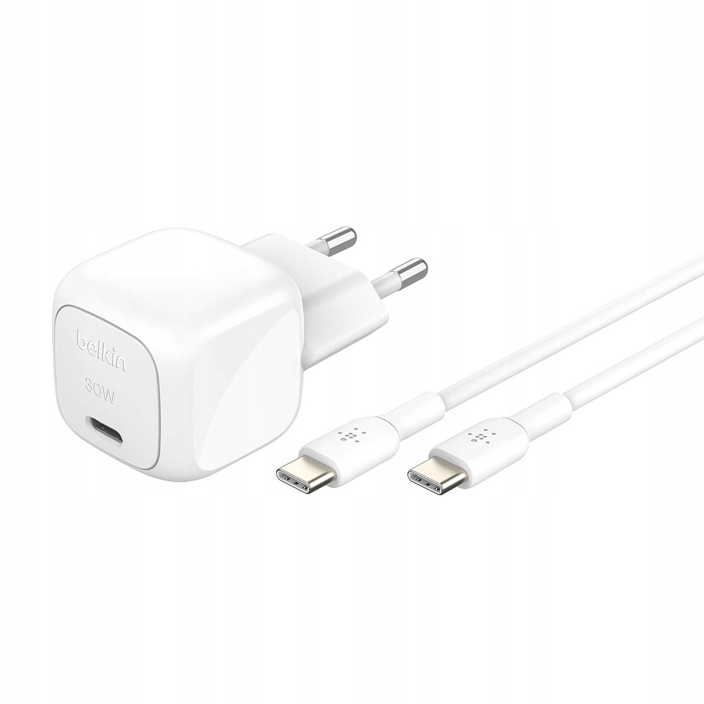 Belkin síťová nabíječka, kompaktní, Usb-c Pd 3.1 30W kabel Usb-c