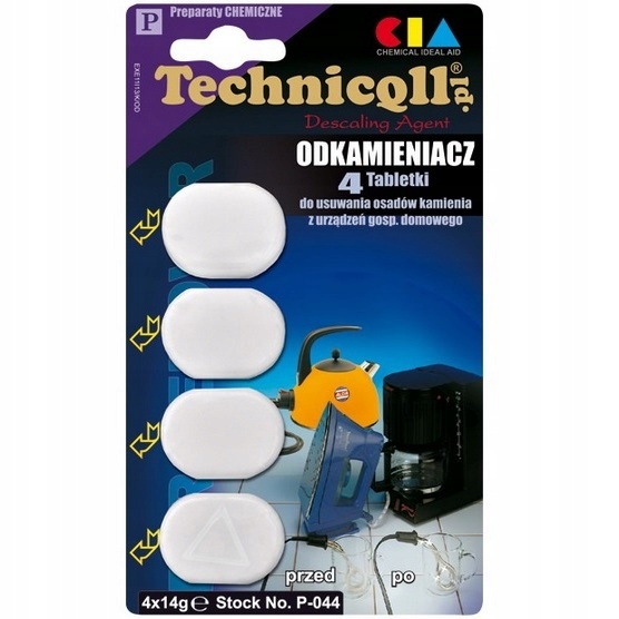 

Odkamieniacz Ekspresu Czajnika W Tabletkach 4SZT.