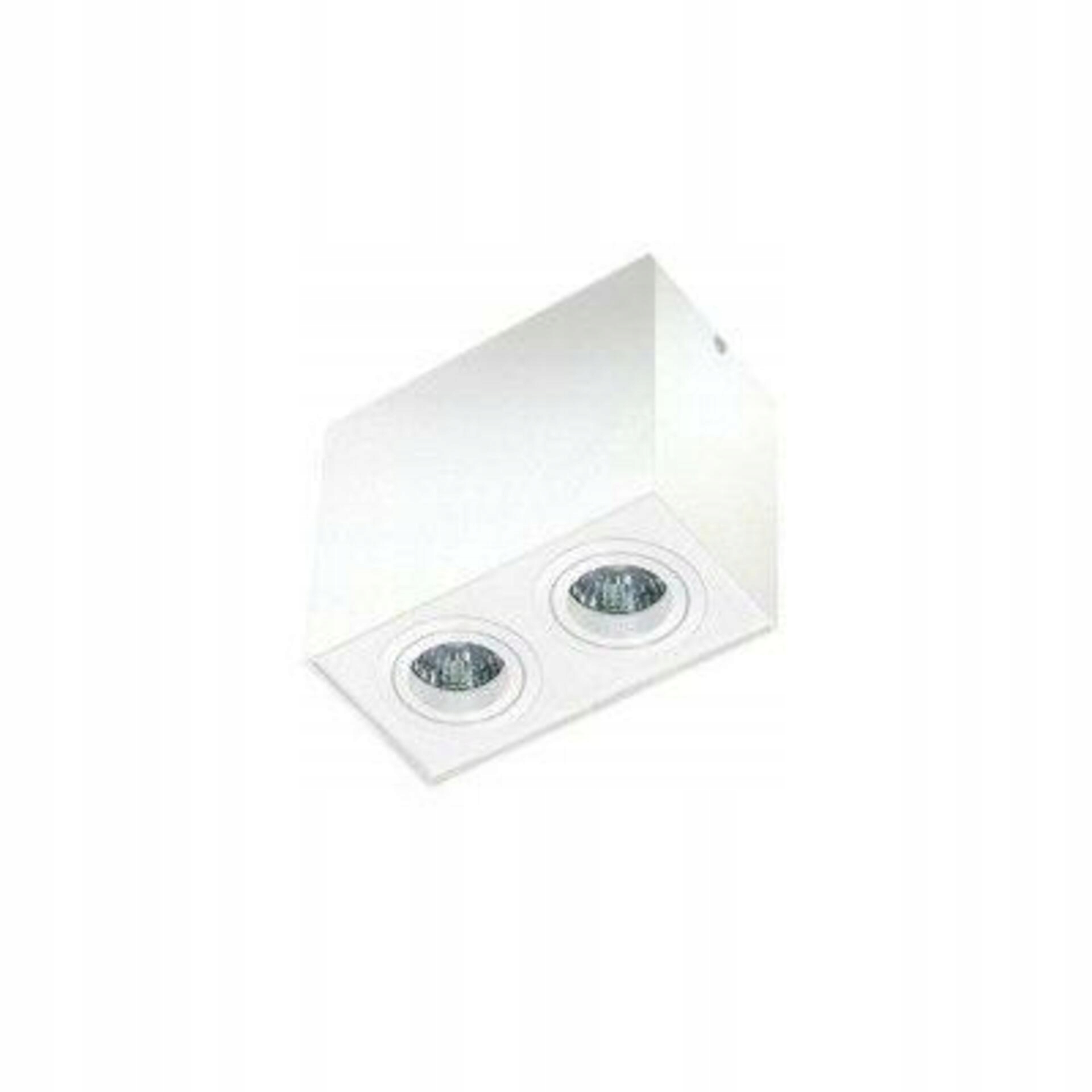 Stropné bodové prisadené svietidlo AZzardo Eloy 2 white AZ1353 GU10 2x50W Ip