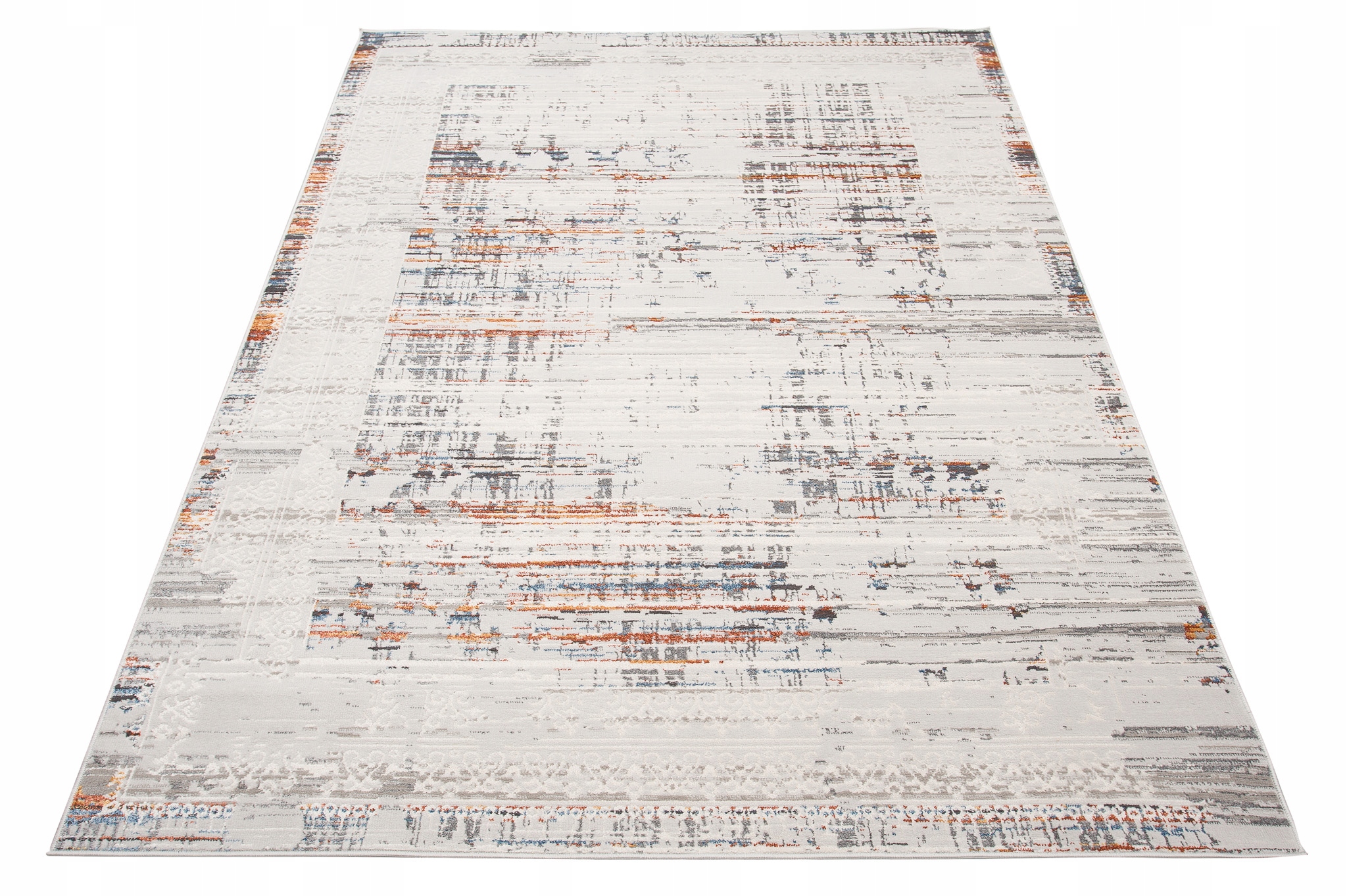 

Modny Dywan industrialny 80x150 Multikolor Szary
