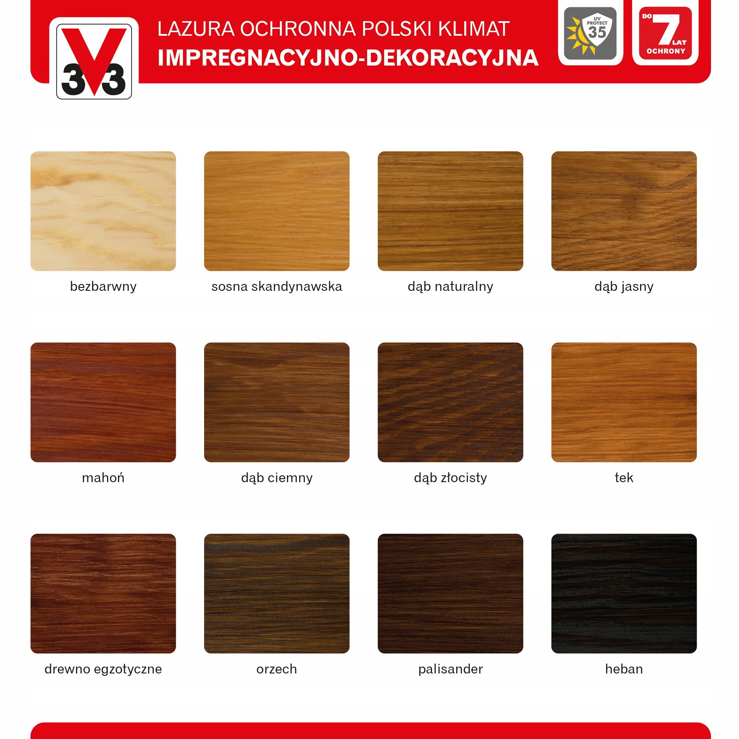 V33 lazura impregnująca ochronna do drewna tek 5L Kod producenta 3153895166027