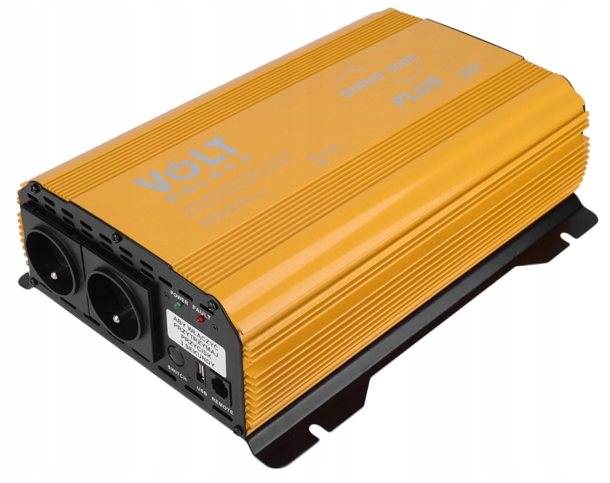 PRZETWORNICA 24V 230V 1500 3000W VOLT SINUS PLUS Net power 1500 W