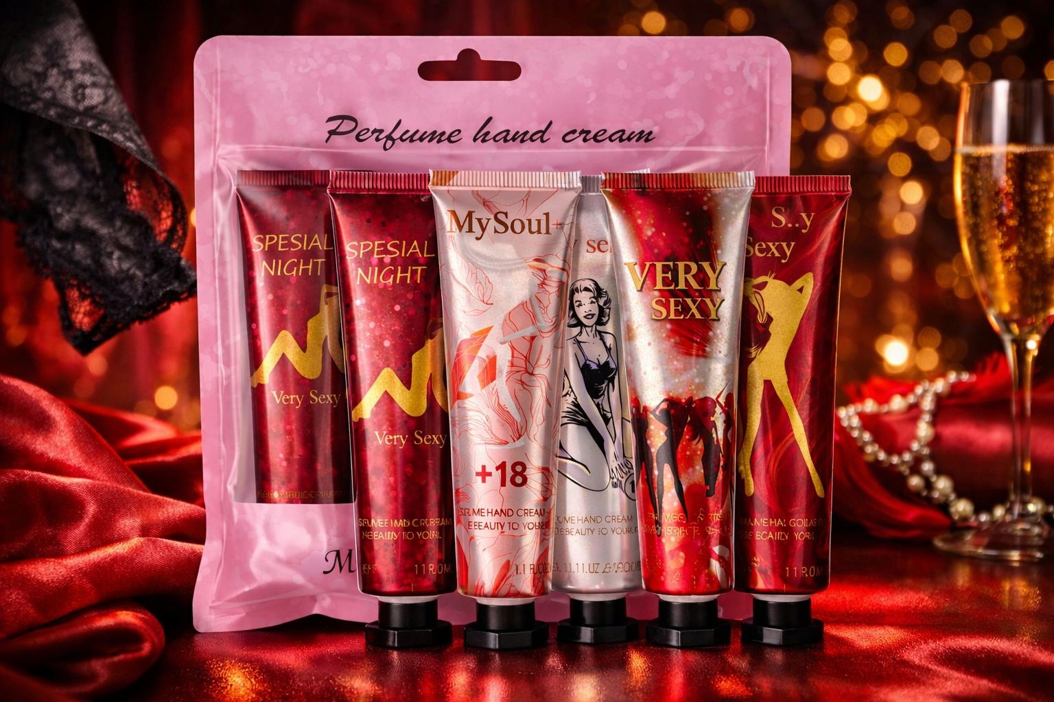 Zestaw 5x30g Krem do Rąk PERFUME – Nawilżający, Perfumowany