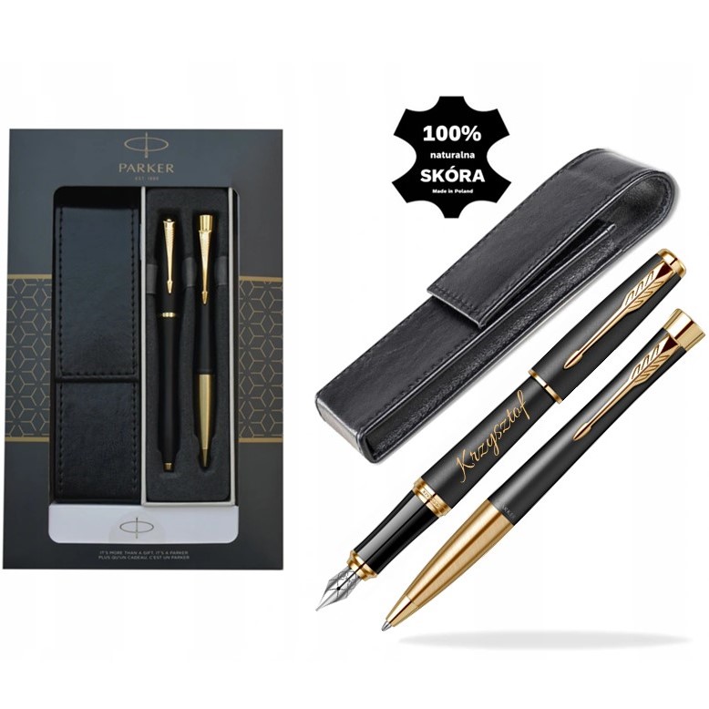

Pióro długopis Parker Urban Czar Etui Skóra Grawer