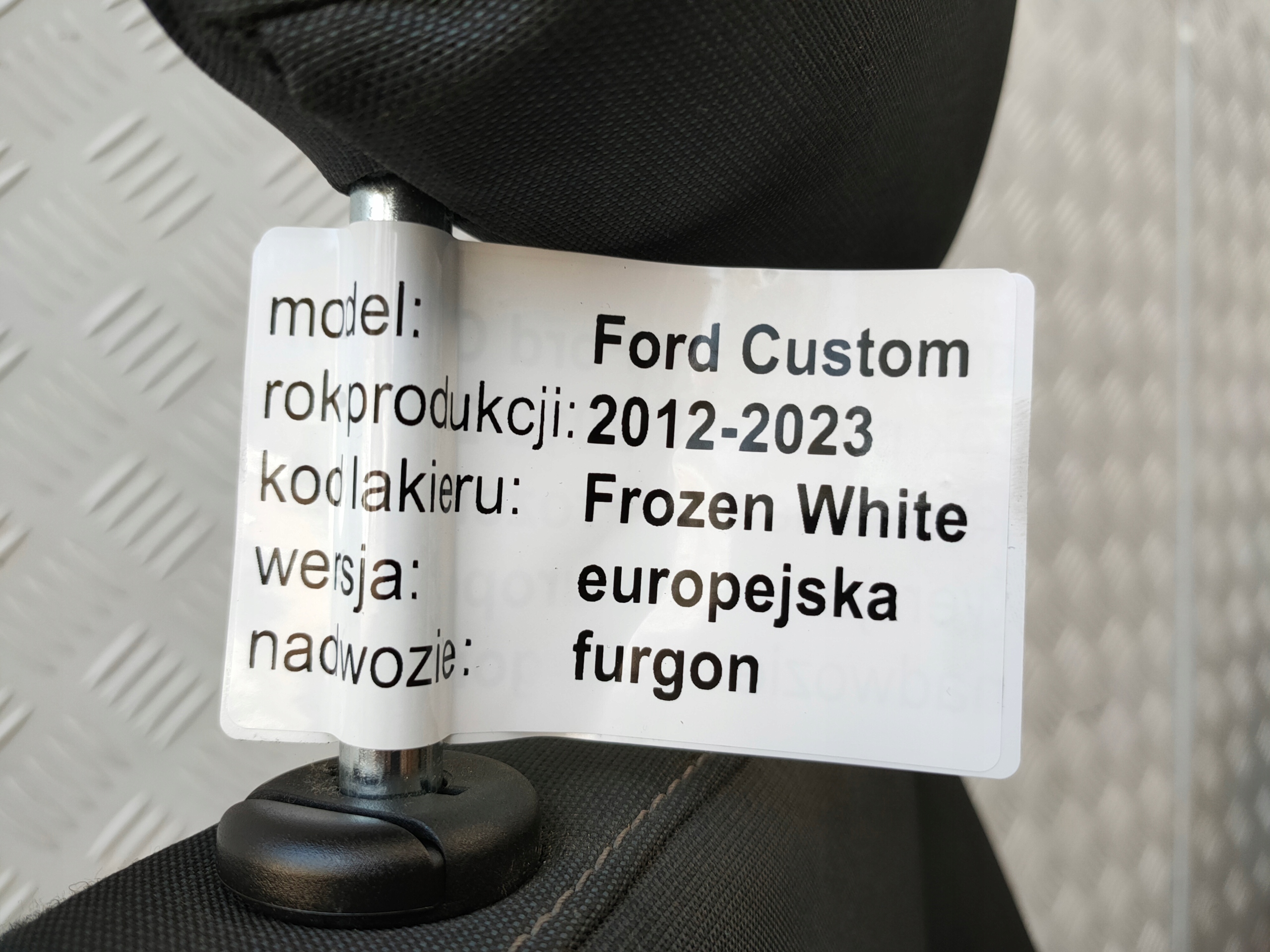 FORD TRANSIT CUSTOM LIFT 19-24 seat front left driver´s front GRZANY EU