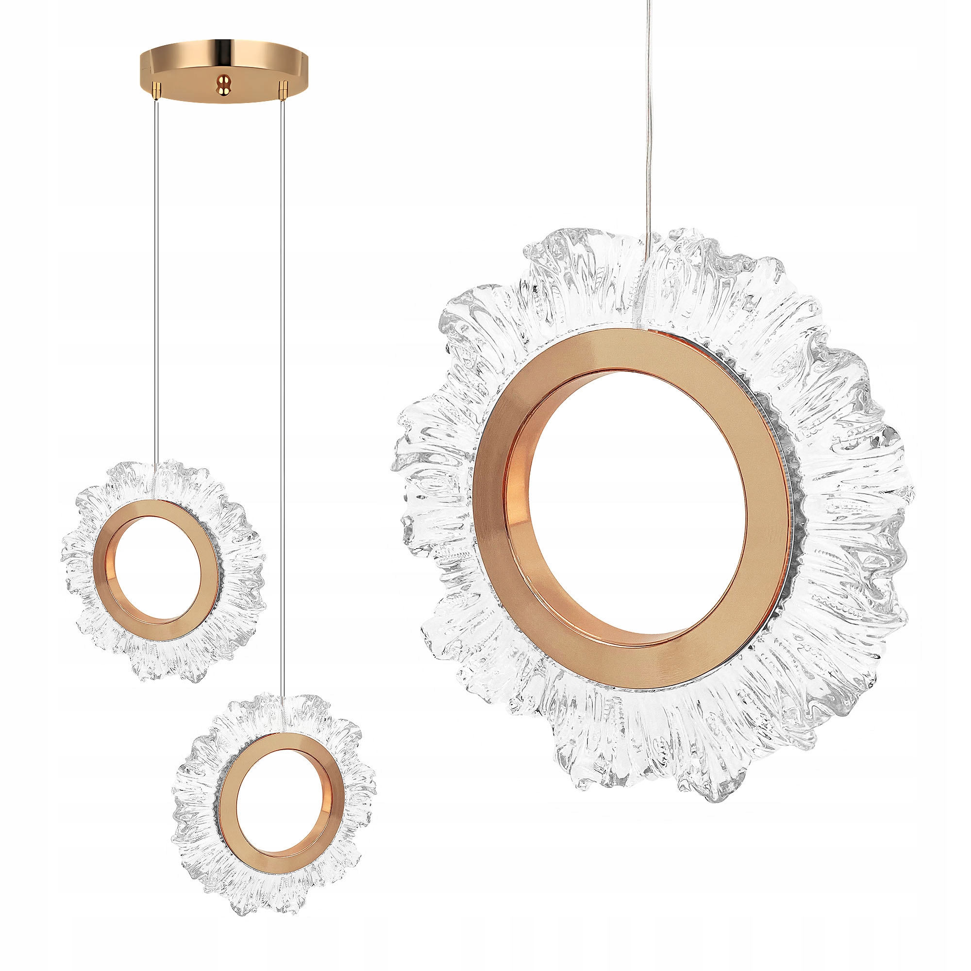 Led Závesná Stropná Lampa LHJ103-2CP Zlatá