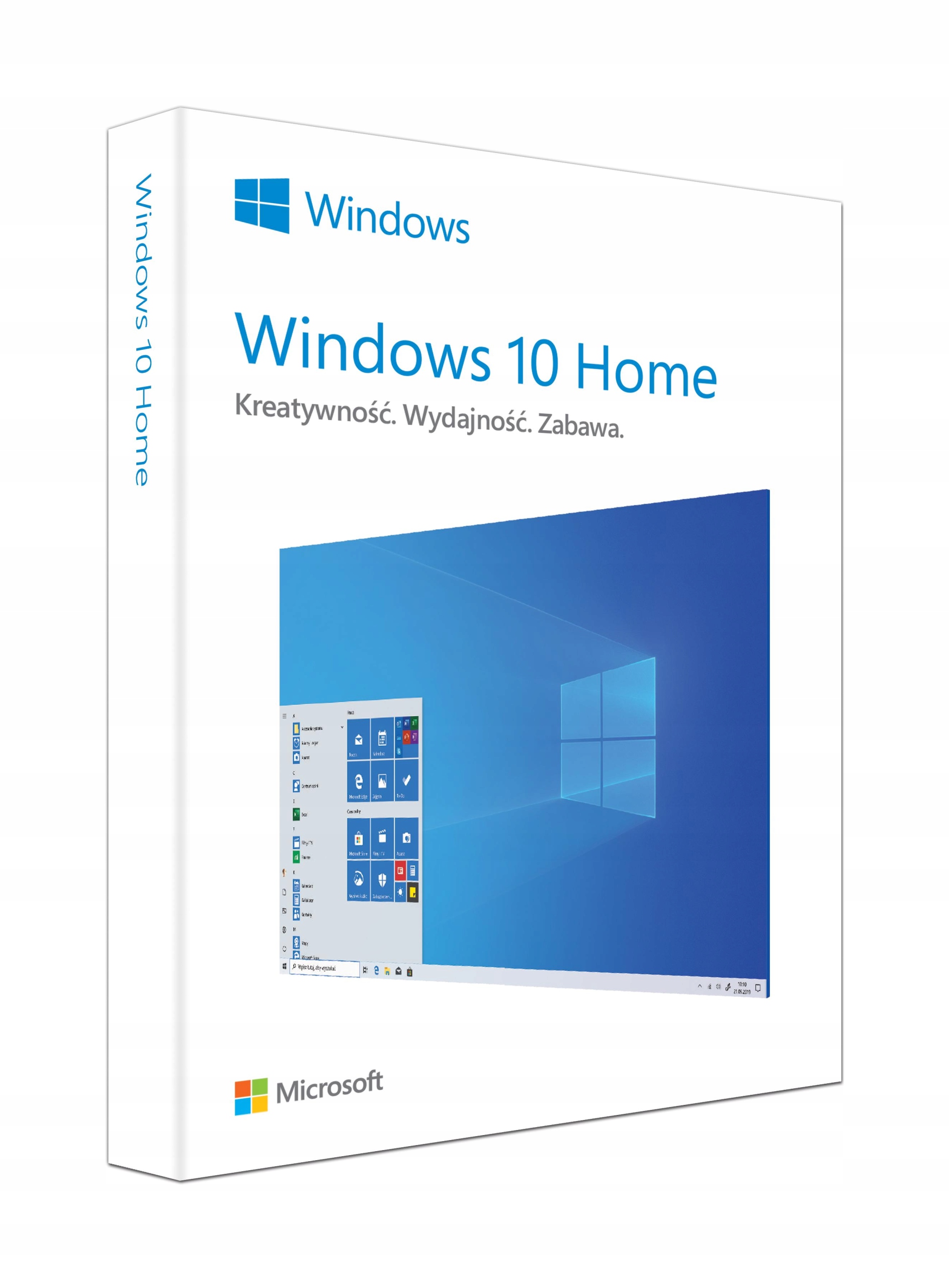 Microsoft Windows 10 Home 32/64 bit BOX USB PL USB P2 HAJ-00070