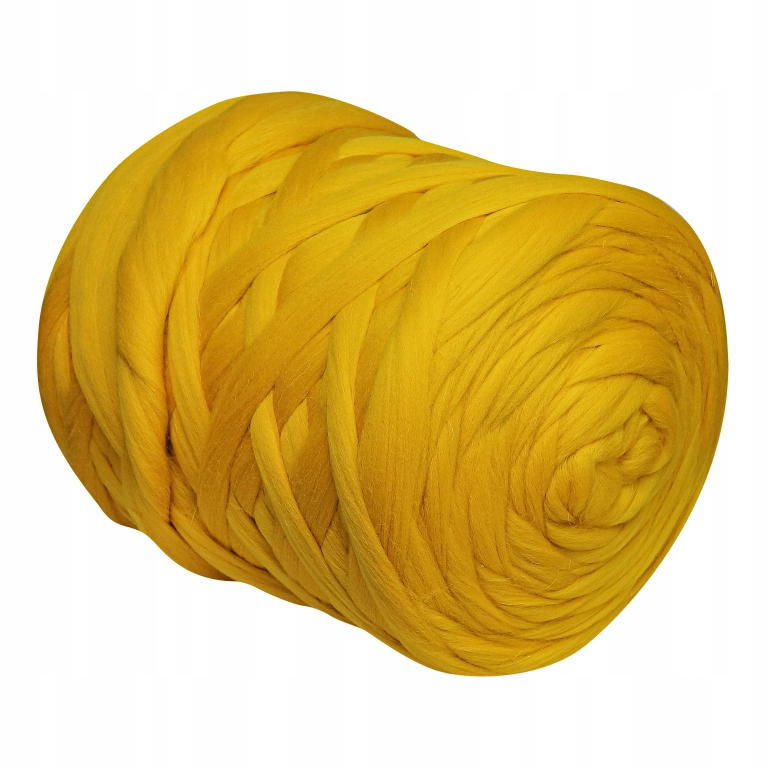 Polská česaná vlna, česaná, pro plstění, Slunečnicová, 4,5 kg